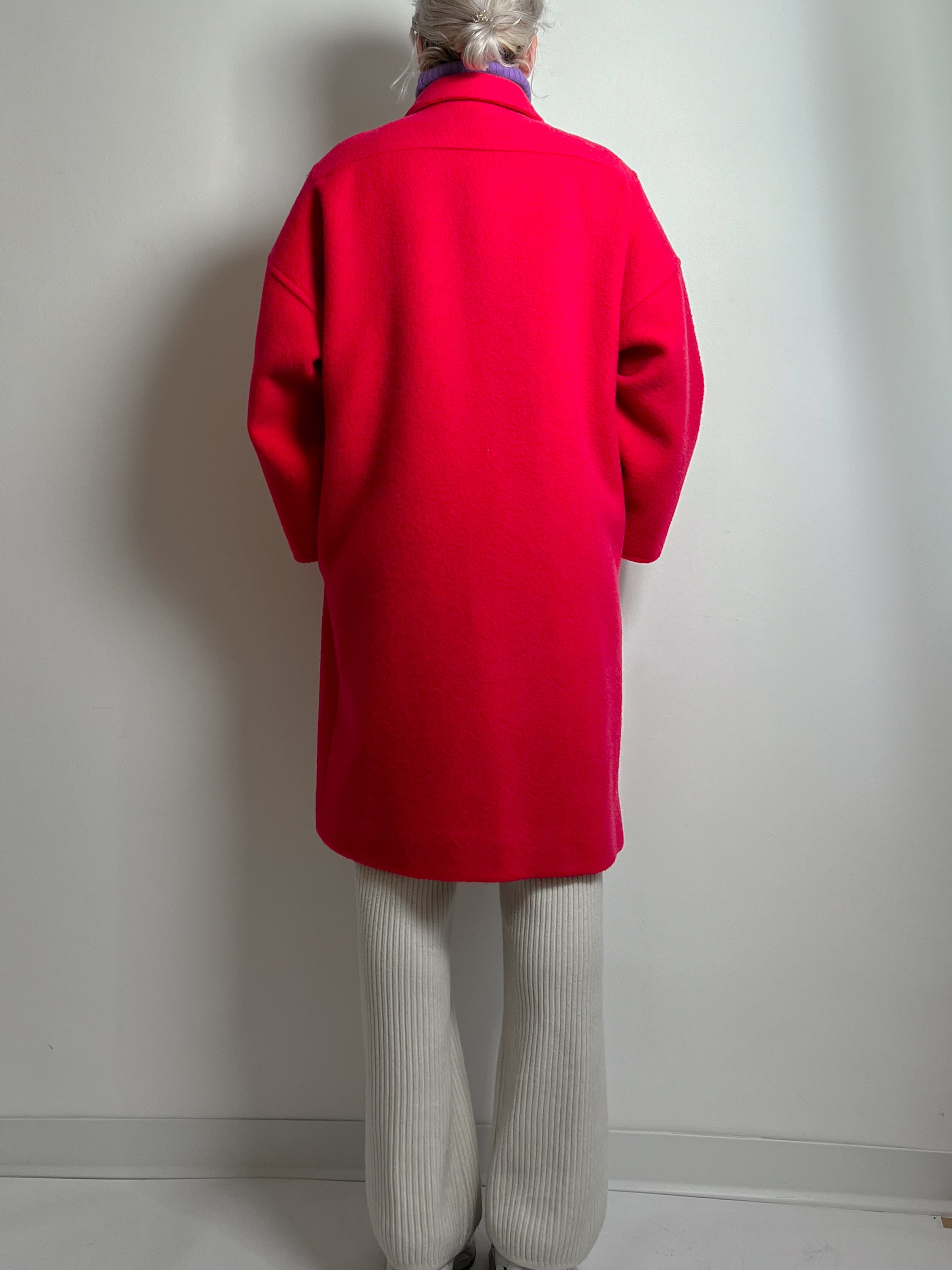 Marella pure virgin wool strawberry coat