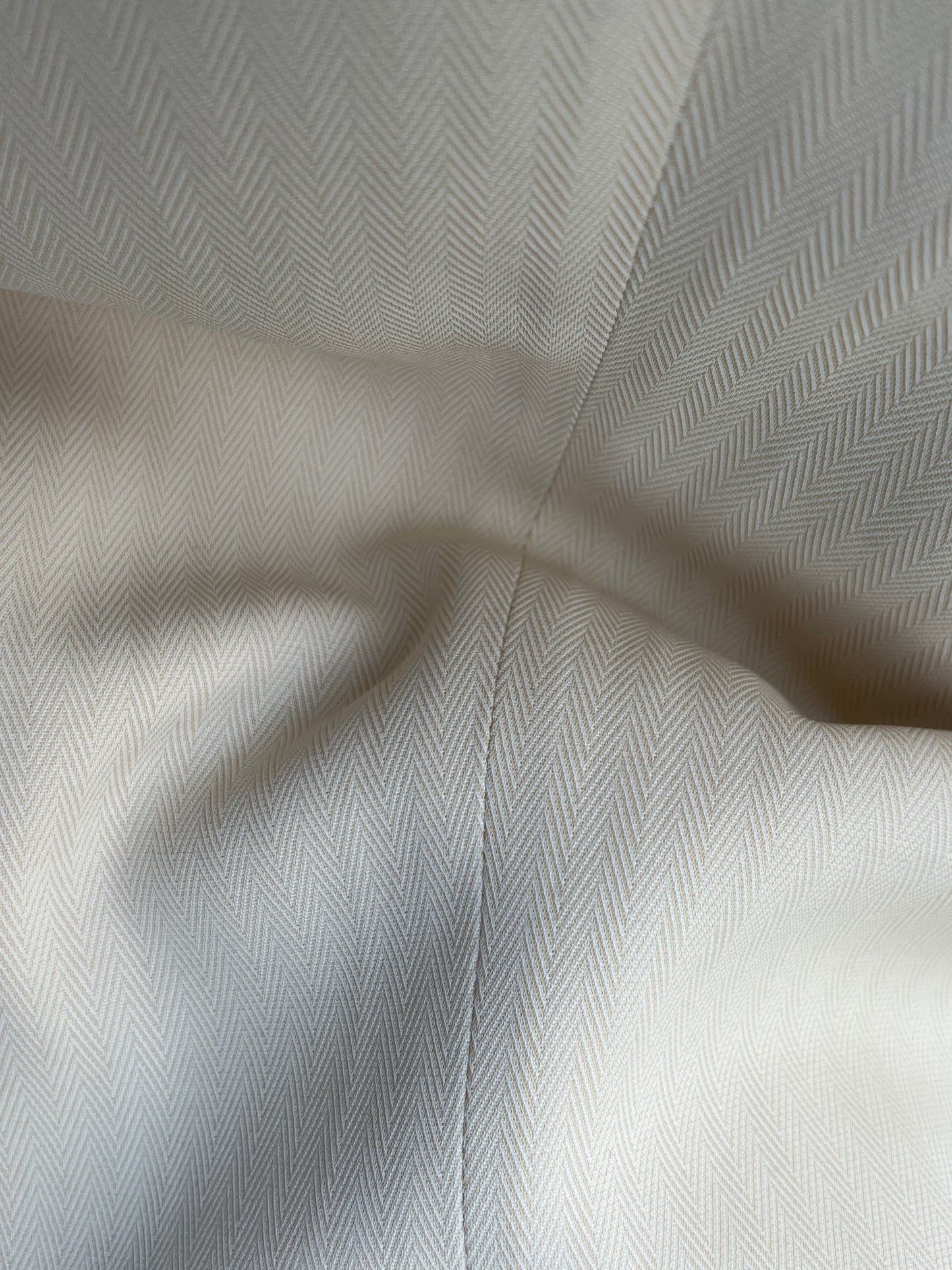 Pantaloni sartoriali color crema