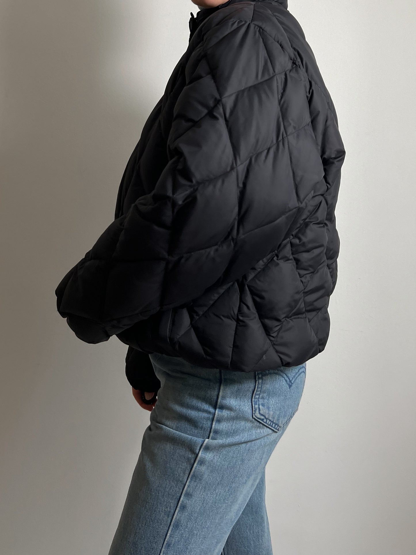 Black puffer jacket