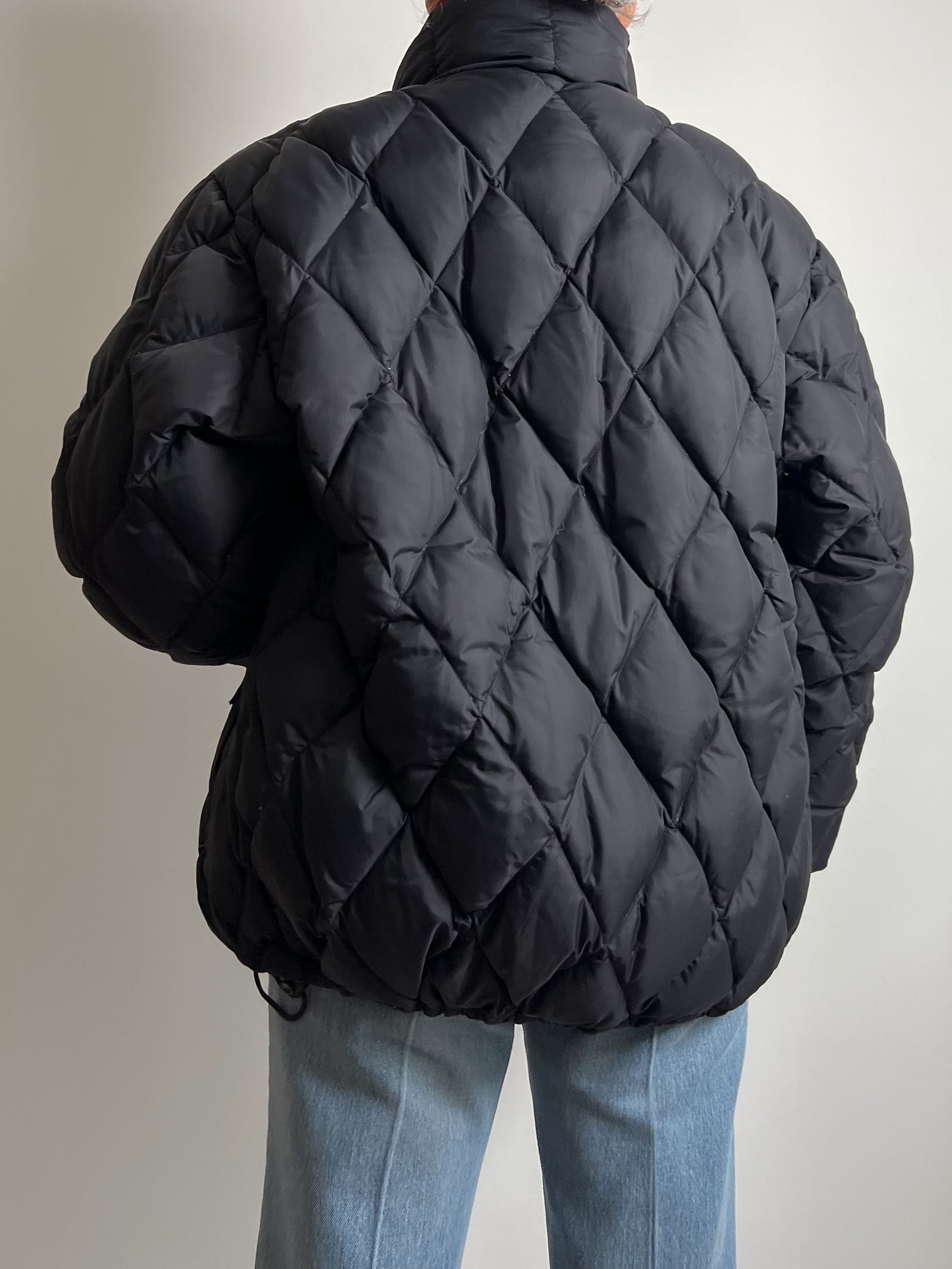 Black puffer jacket