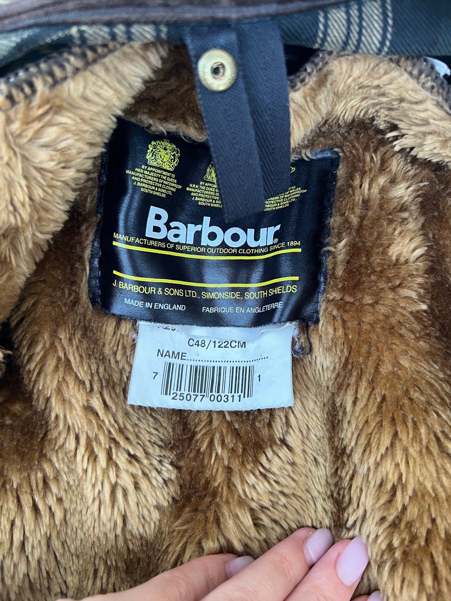 Giacca Barbour green