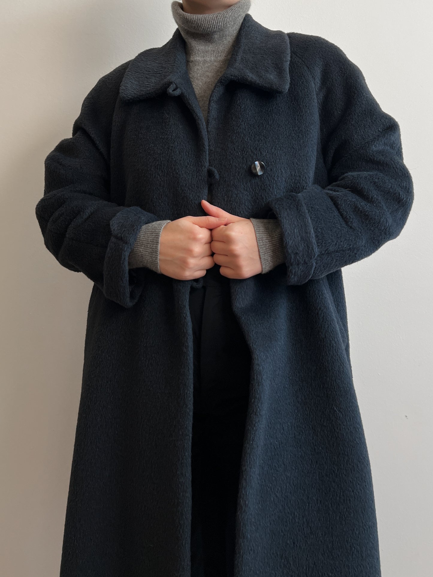 Lama blue long coat