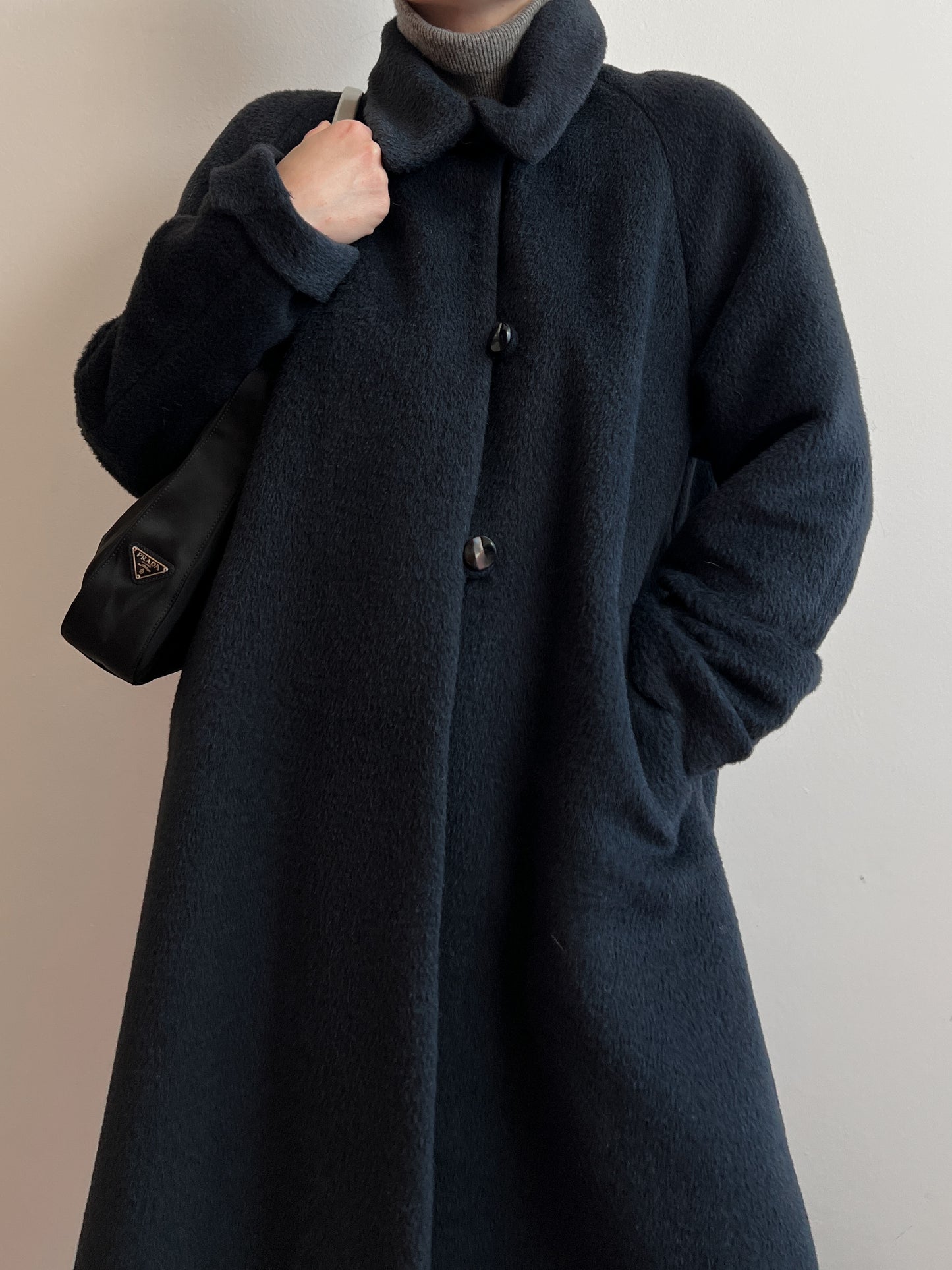 Lama blue long coat