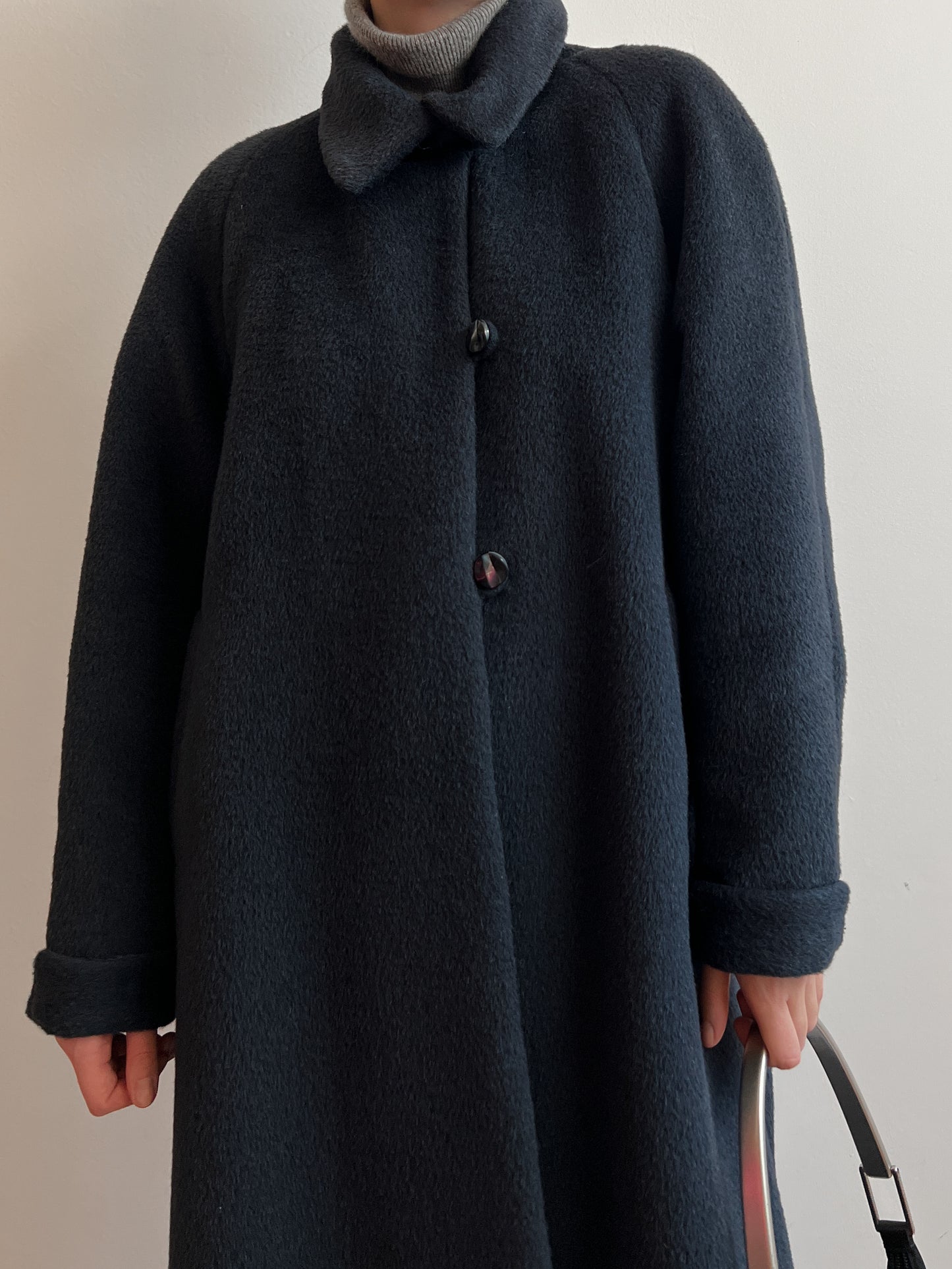 Lama blue long coat