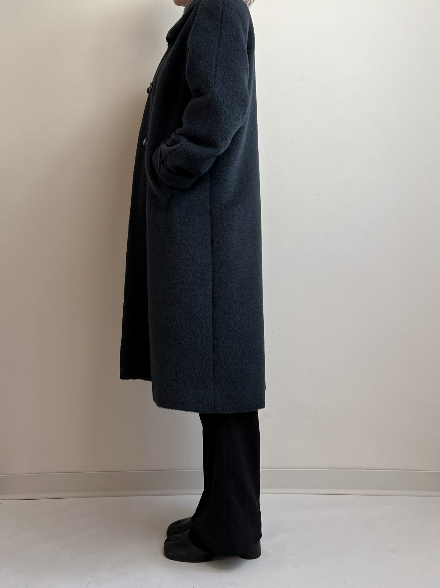 Lama blue long coat