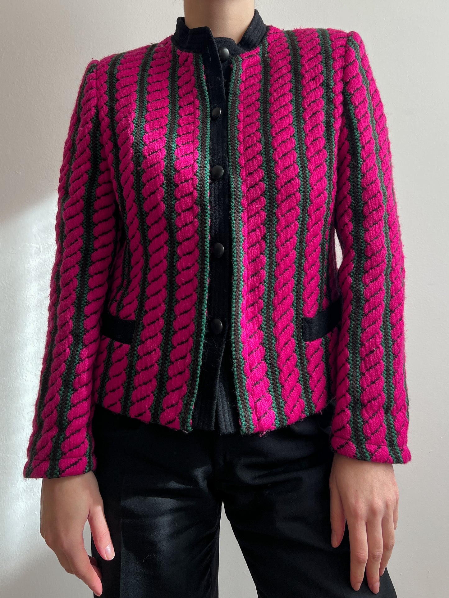 Pure wool pinky jacket