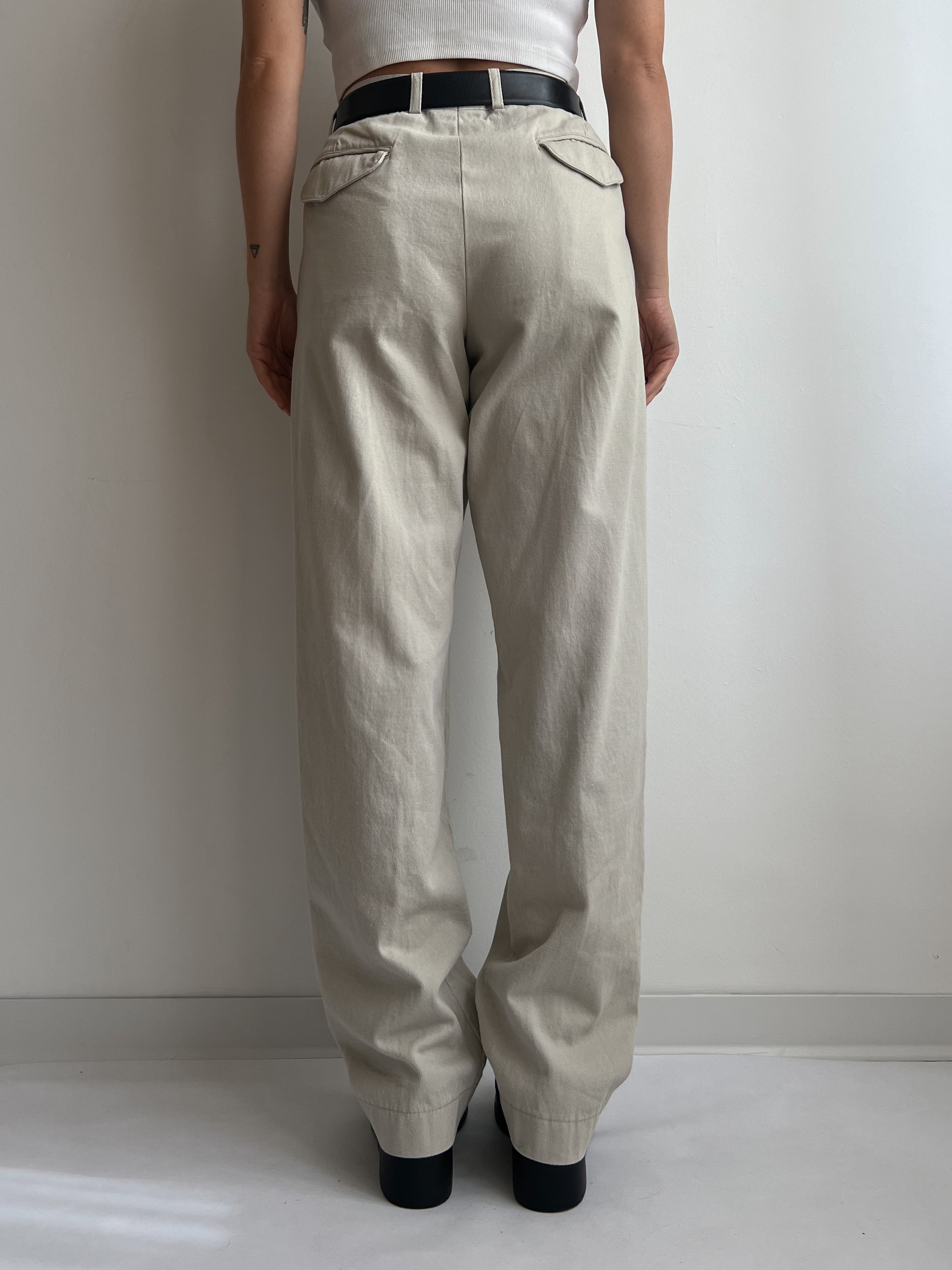 Pantaloni sartoriali con pinces