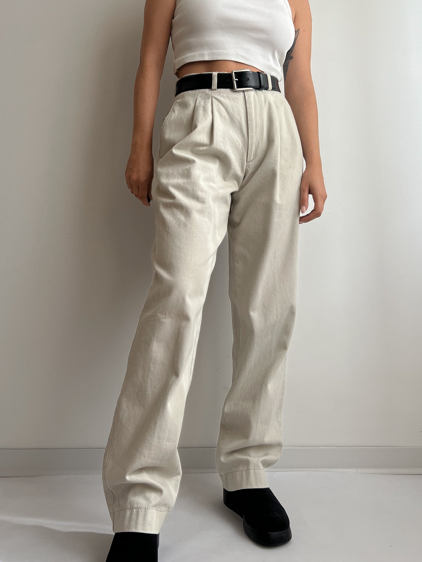 Pantaloni sartoriali con pinces