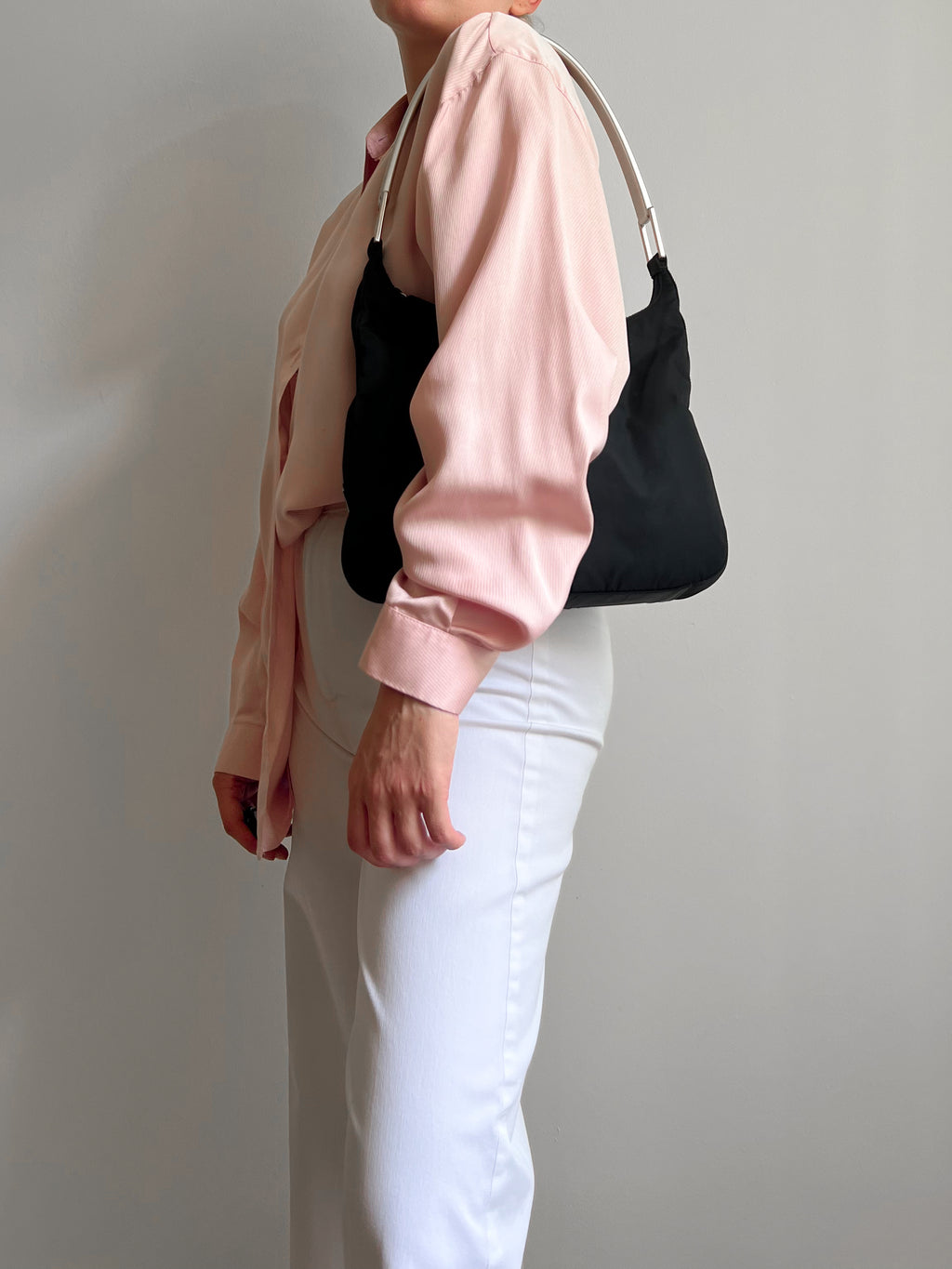 Camicia rosa in 100% seta