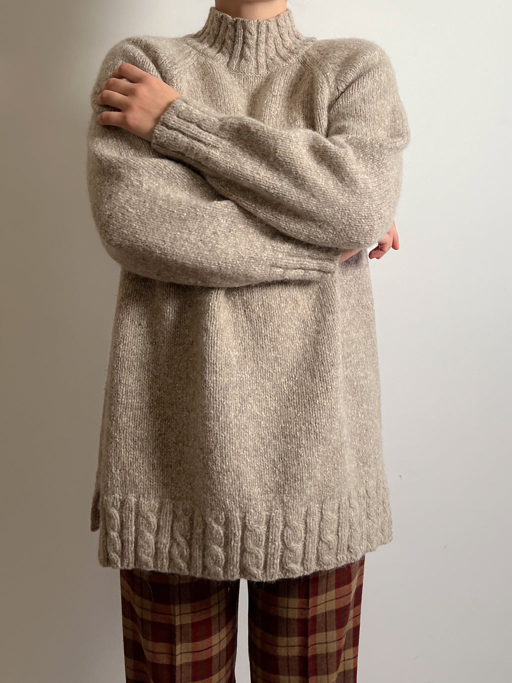 Wool and alpaca sand pull