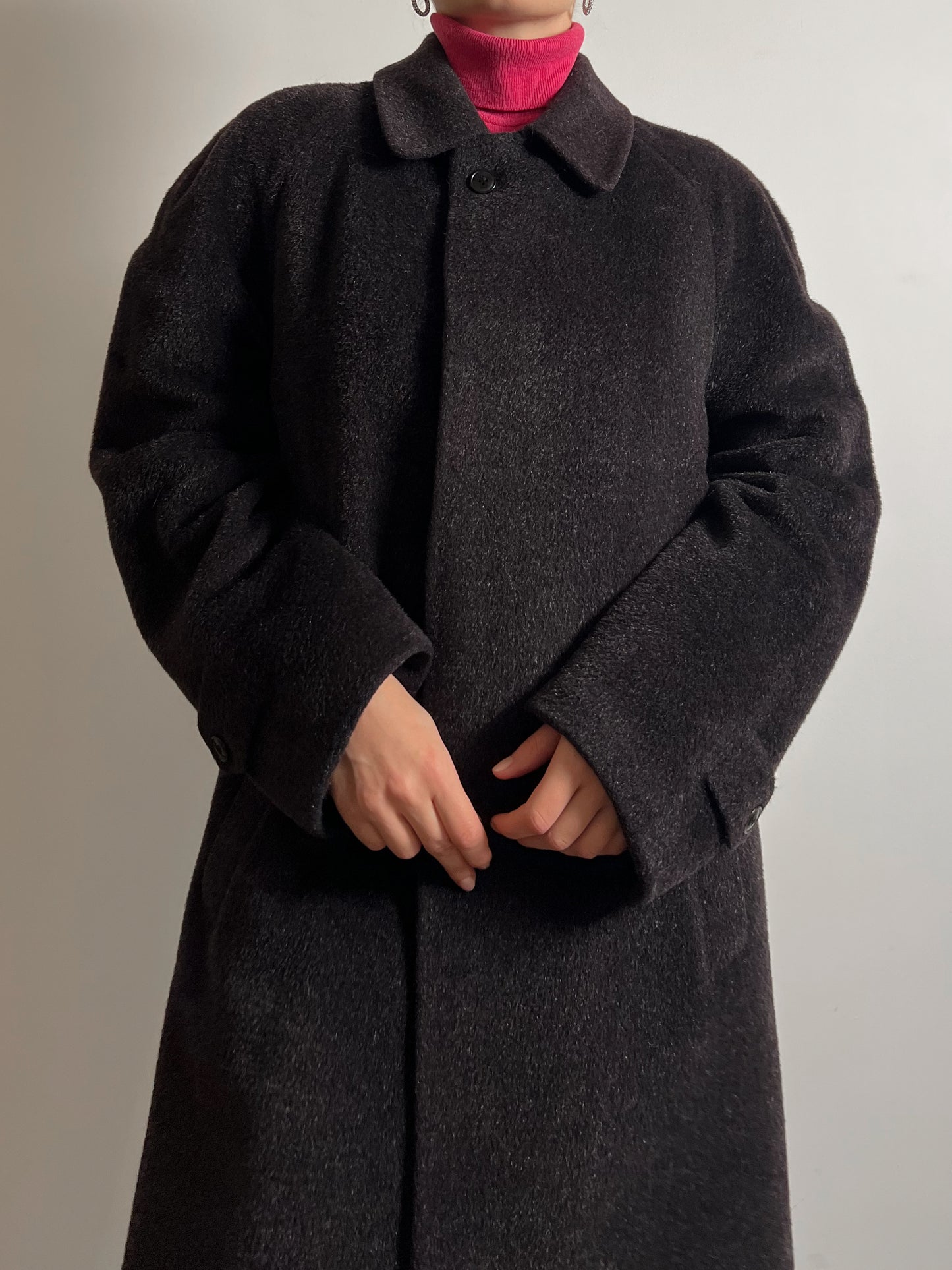 Piacenza pure virgine wool grey coat