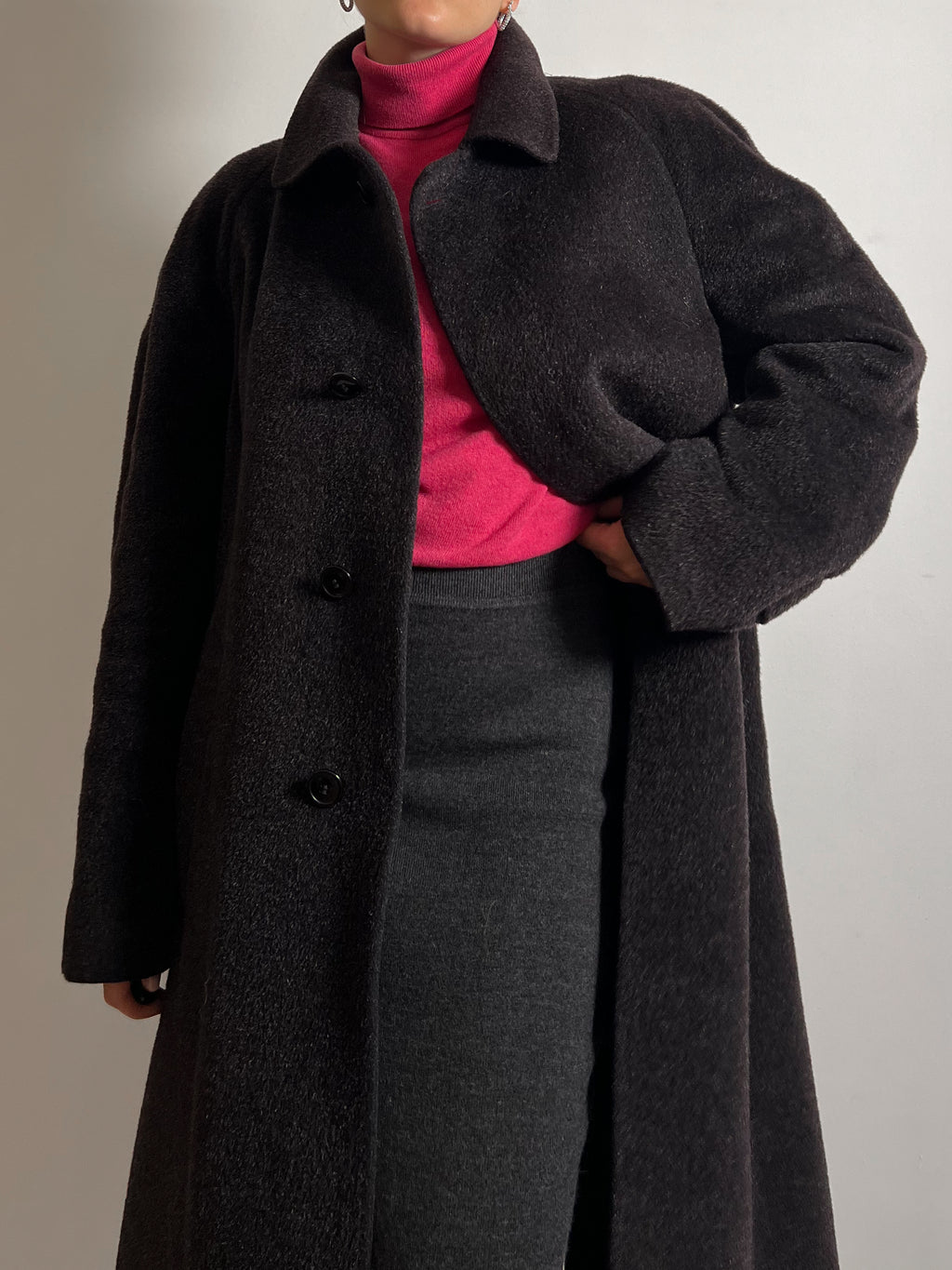 Piacenza pure virgine wool grey coat