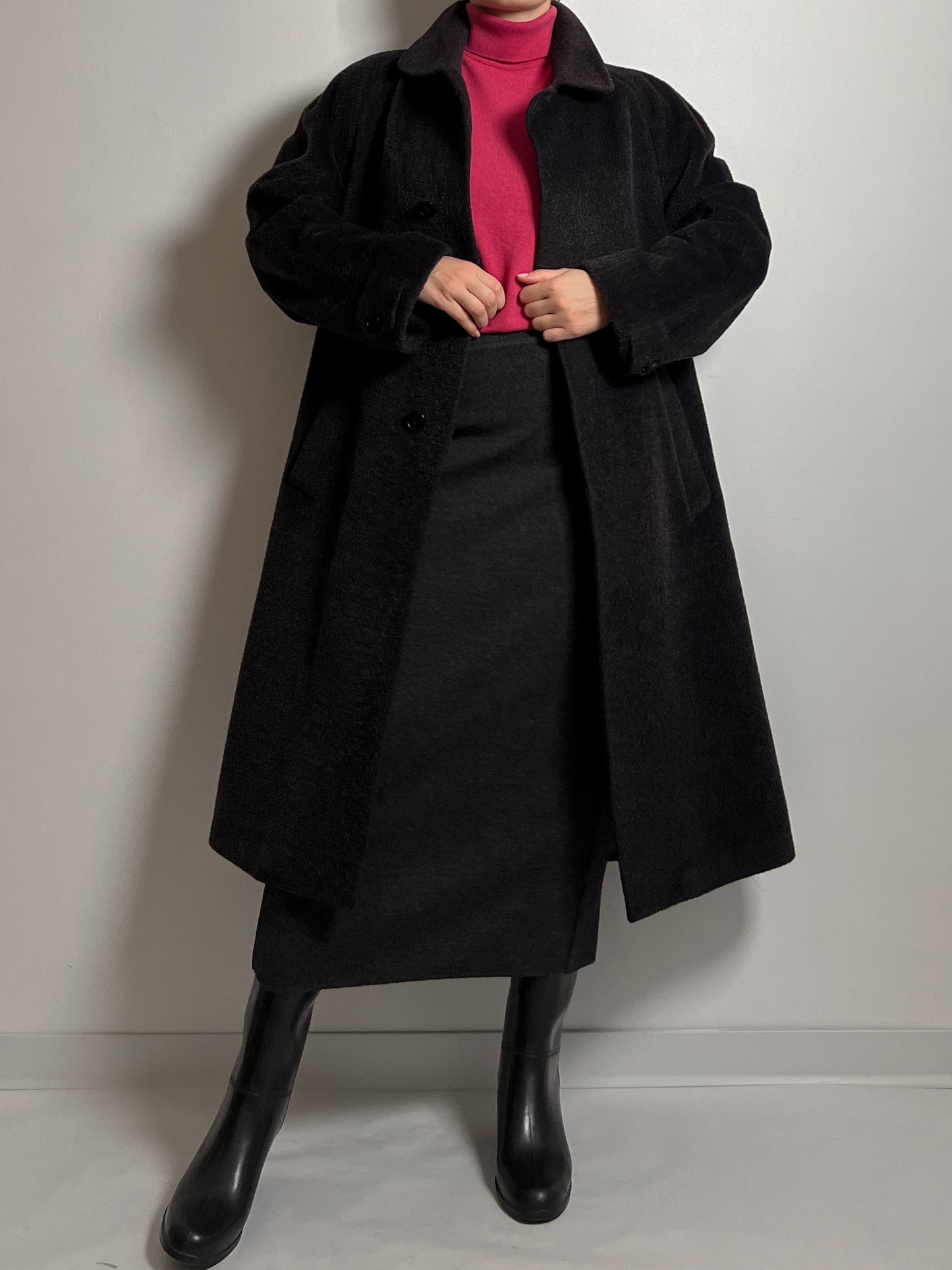 Piacenza pure virgine wool grey coat