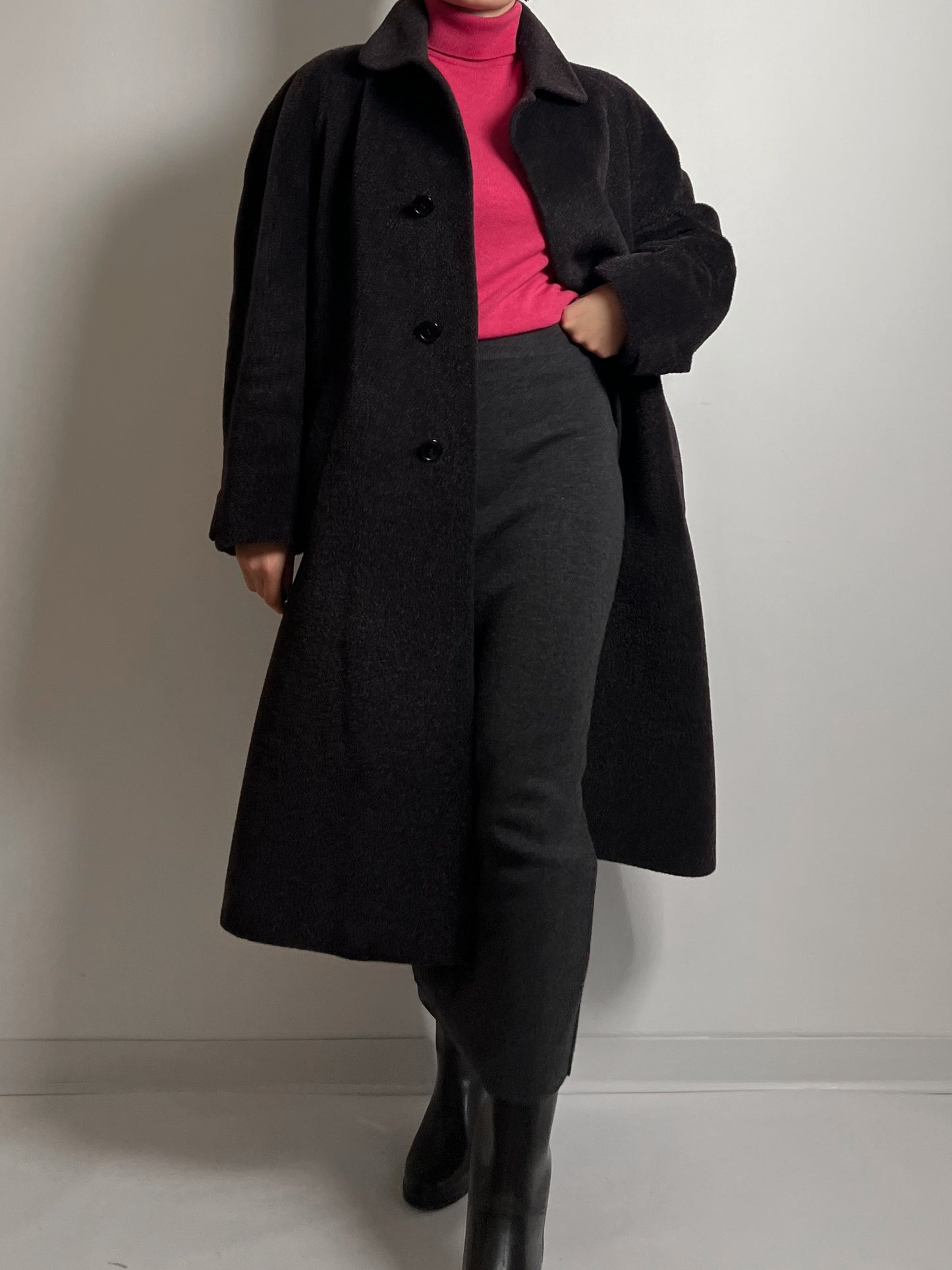 Piacenza pure virgine wool grey coat