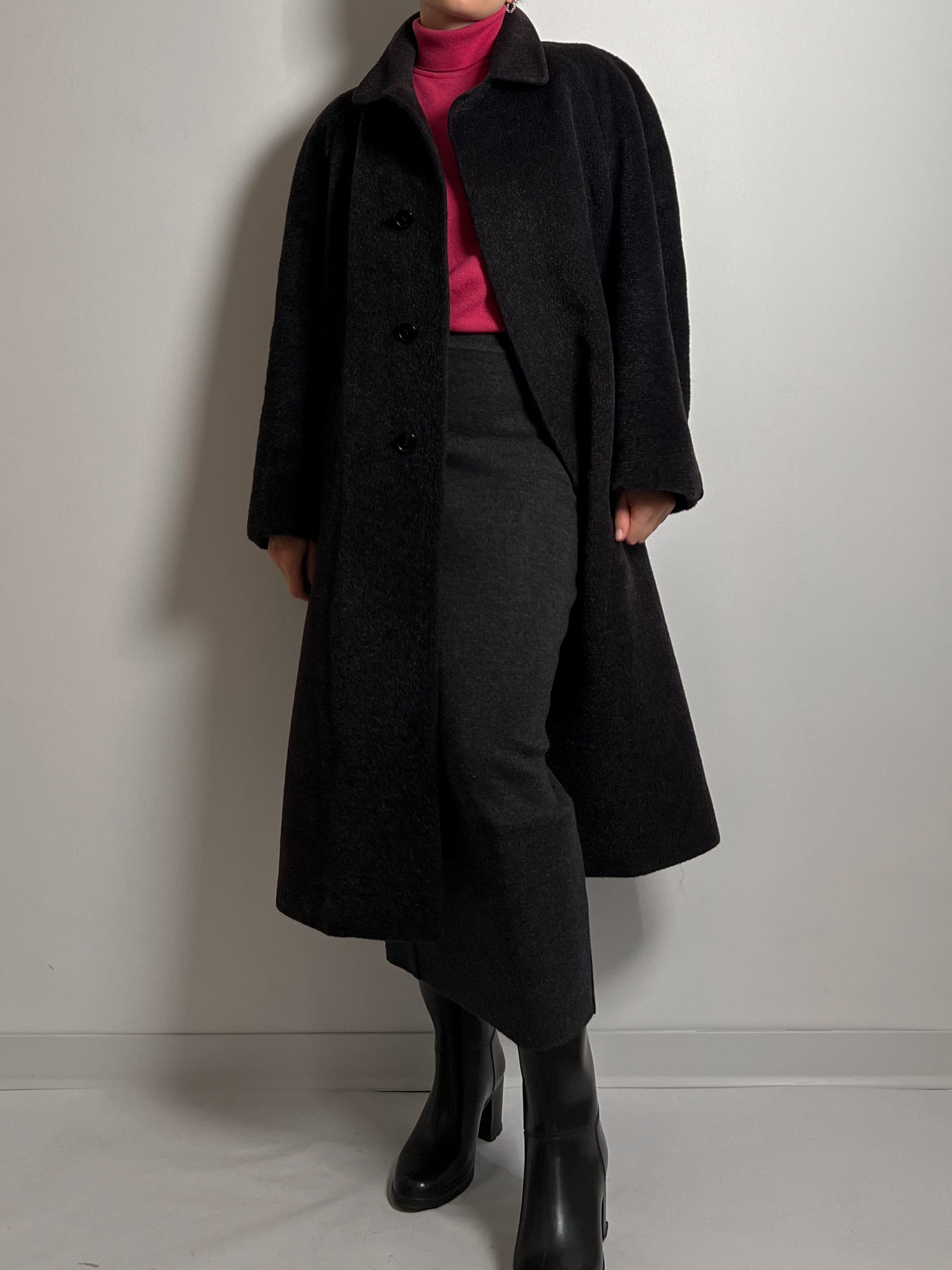 Piacenza pure virgine wool grey coat