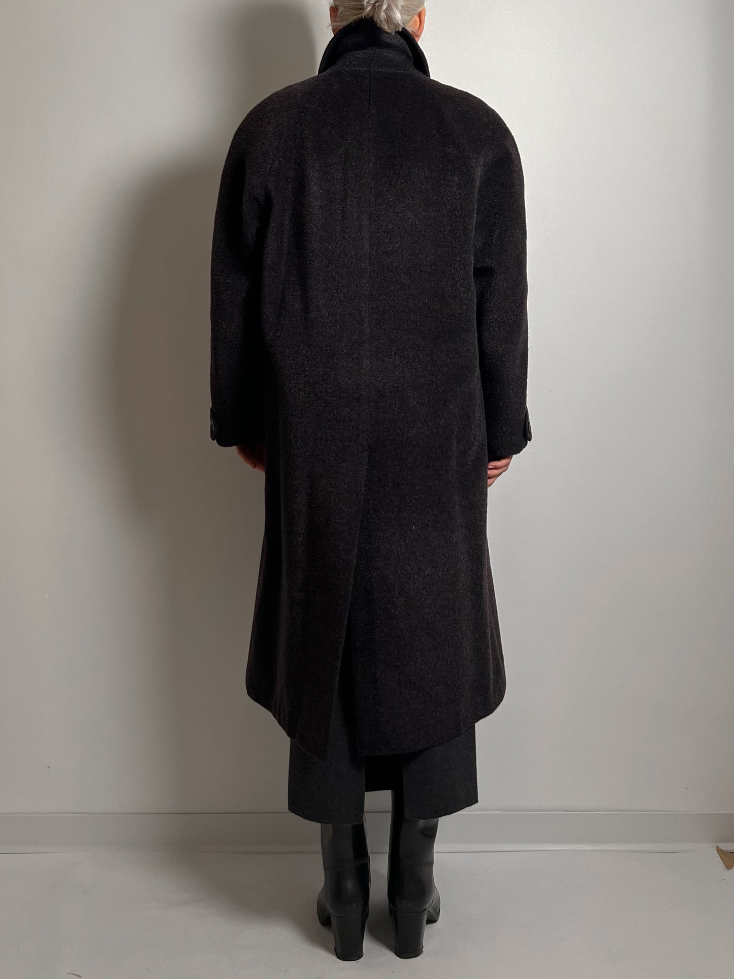 Piacenza pure virgine wool grey coat