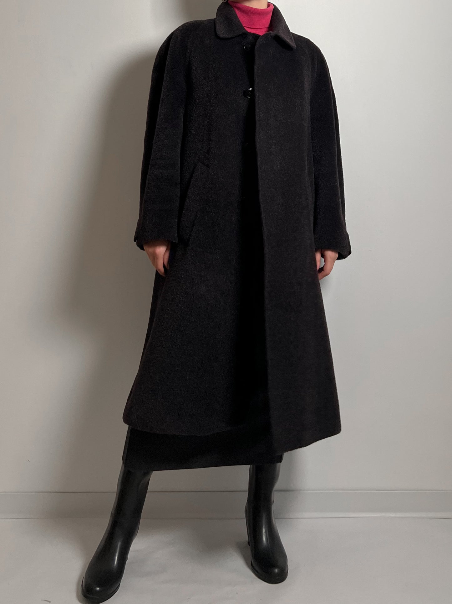 Piacenza pure virgine wool grey coat