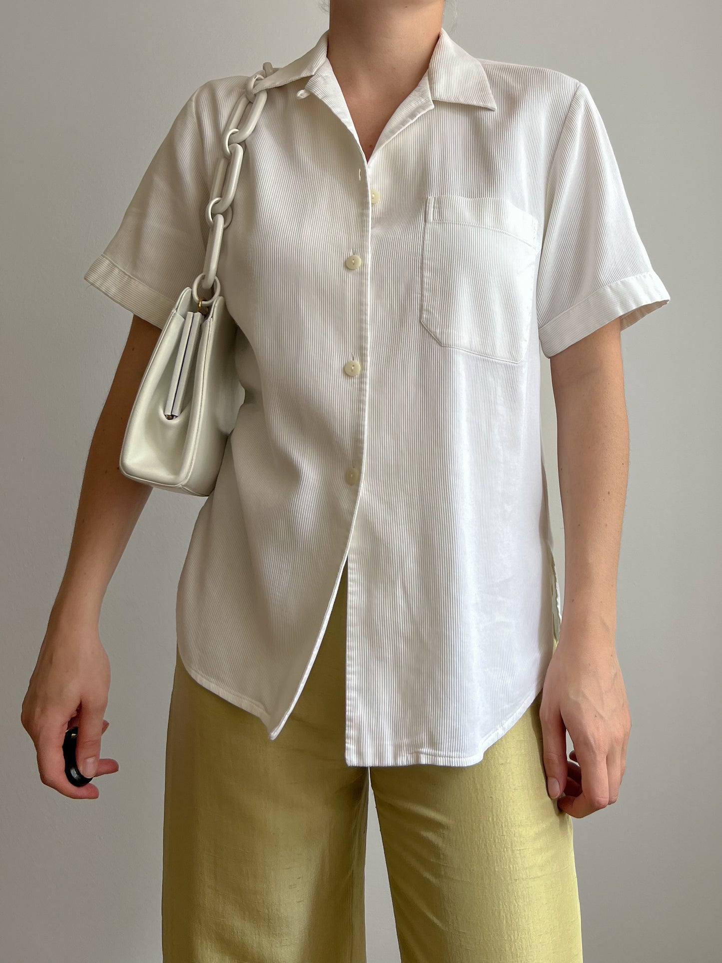 Camicia bianca in cotone