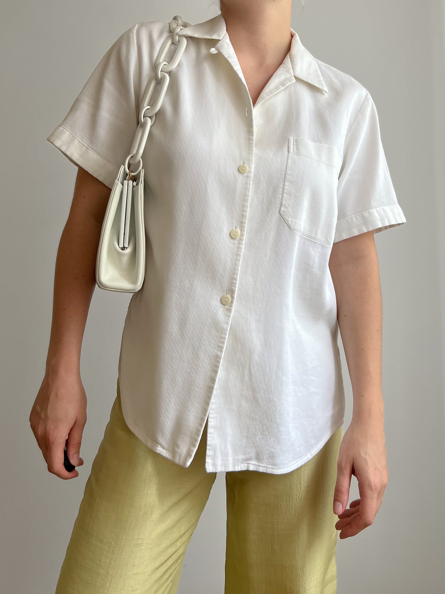 Camicia bianca in cotone