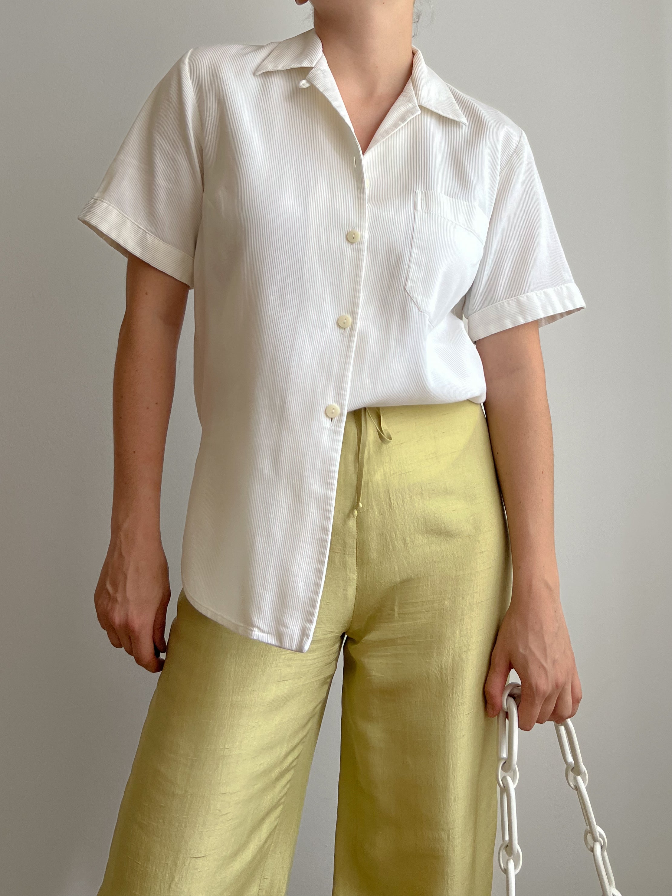 Camicia bianca in cotone