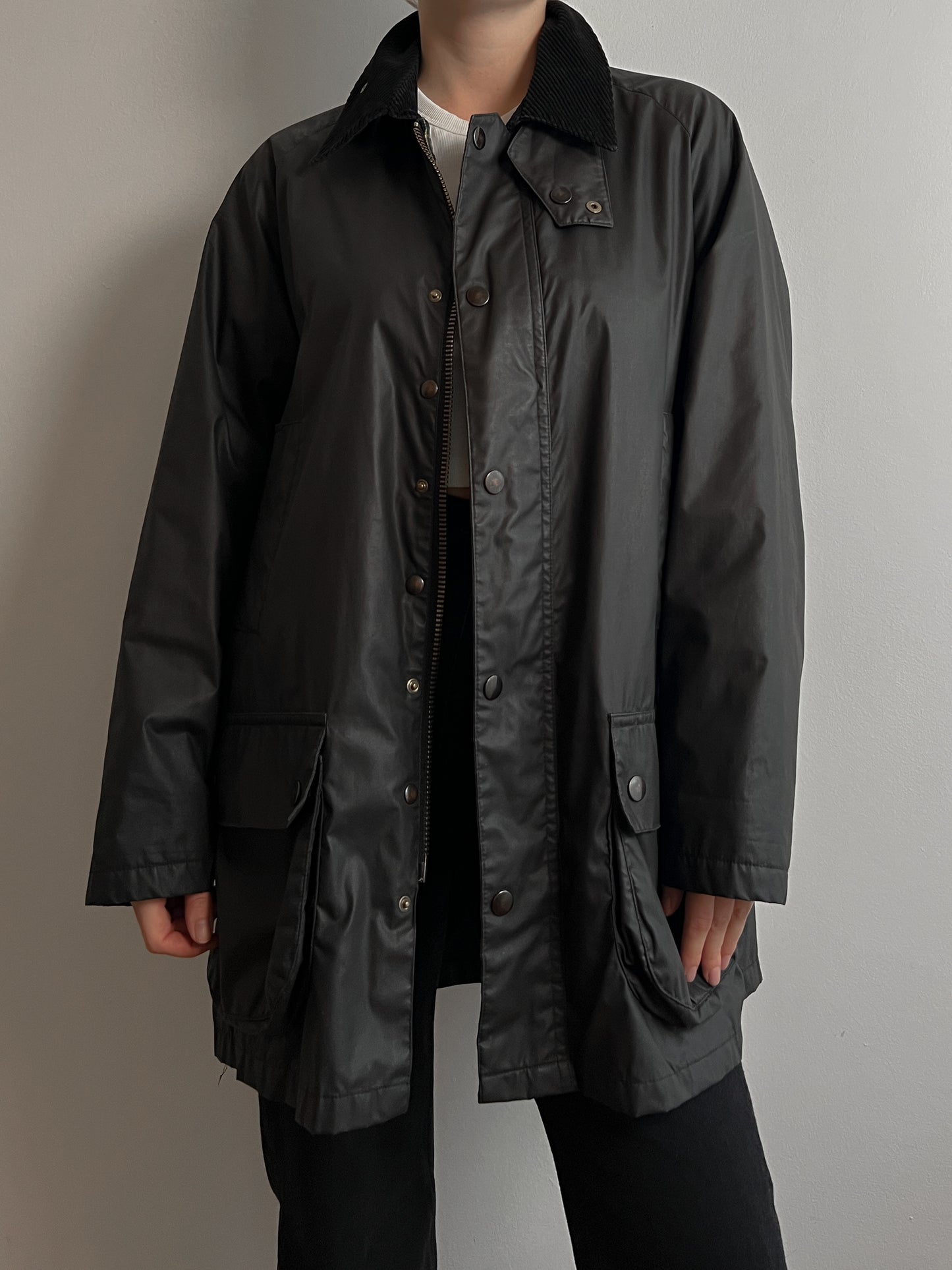 Black waterproof jacket