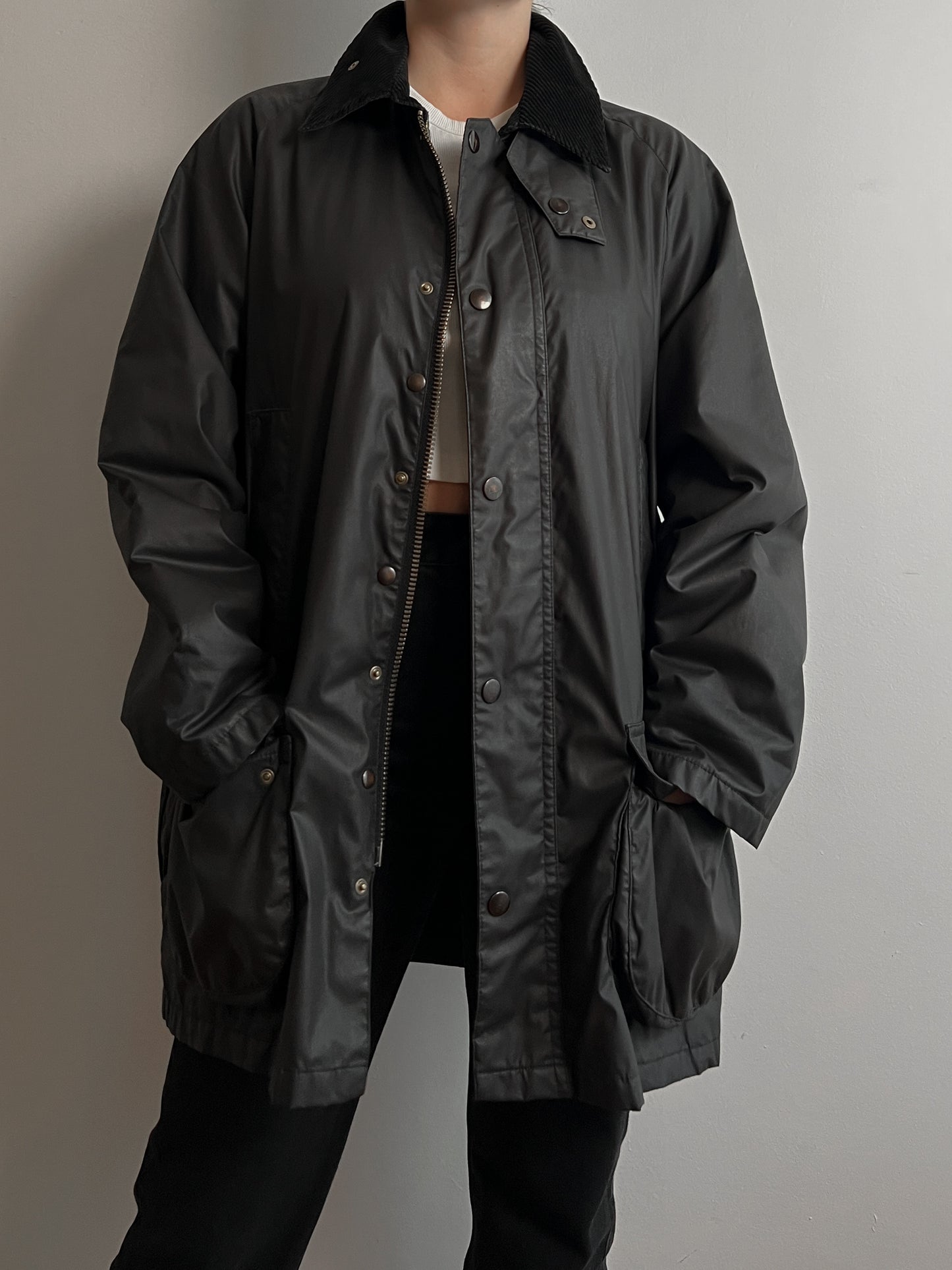 Black waterproof jacket