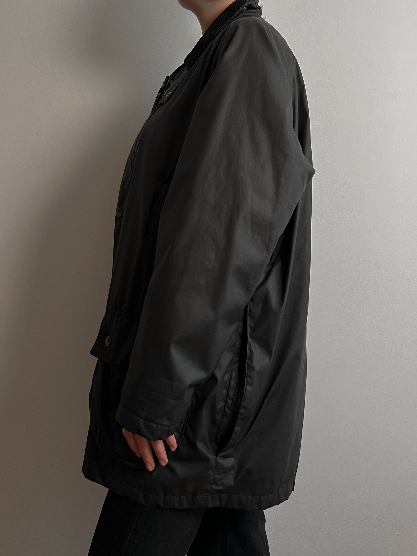 Black waterproof jacket