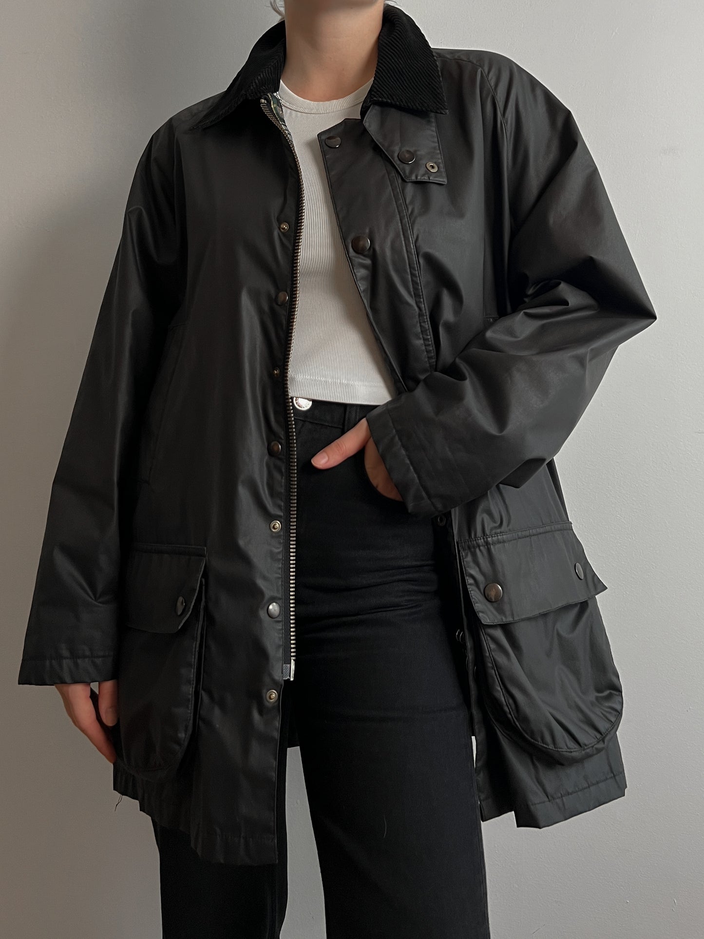 Black waterproof jacket