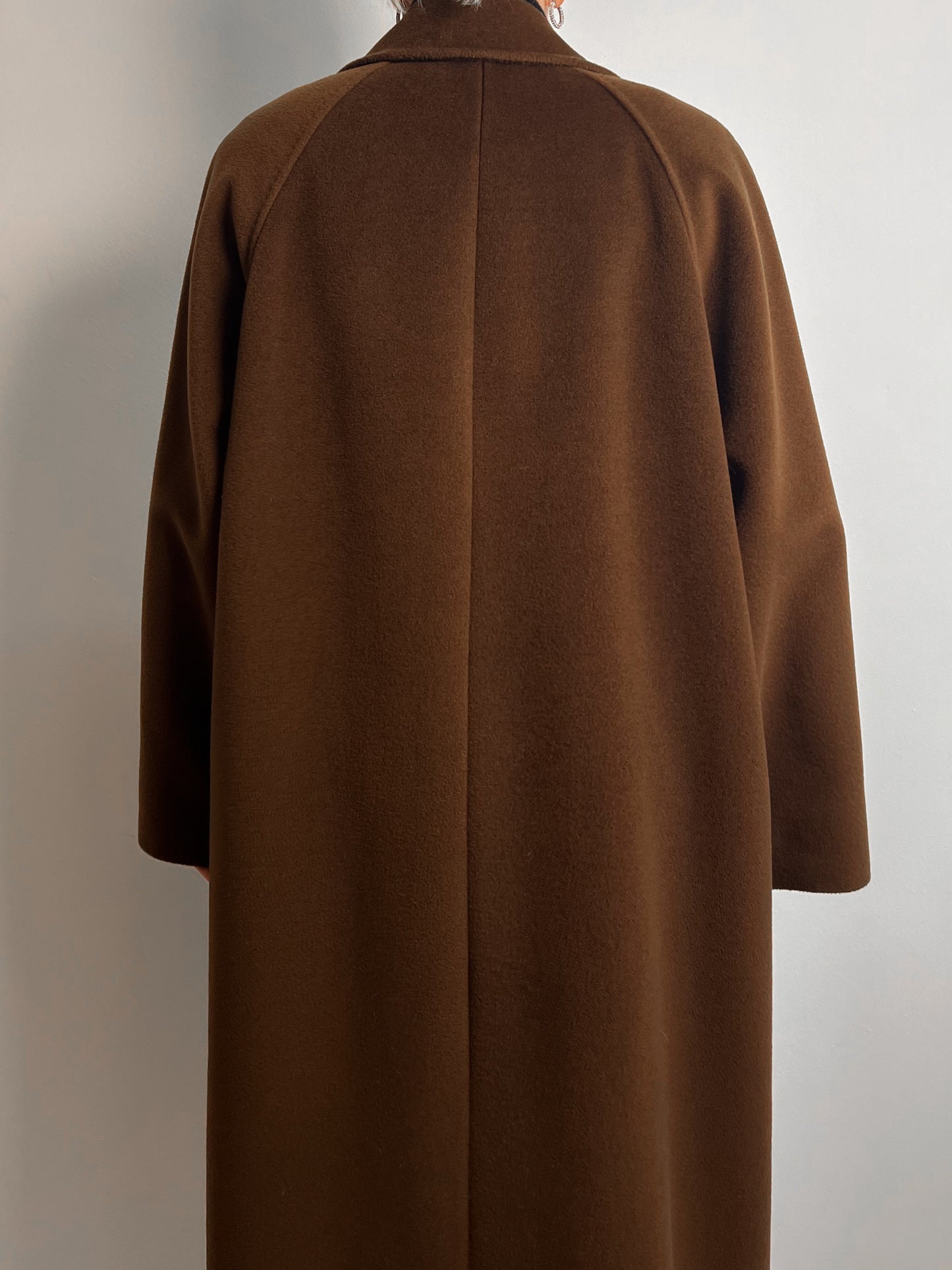 Elena Mirò/Piacenza pure wool brown coat