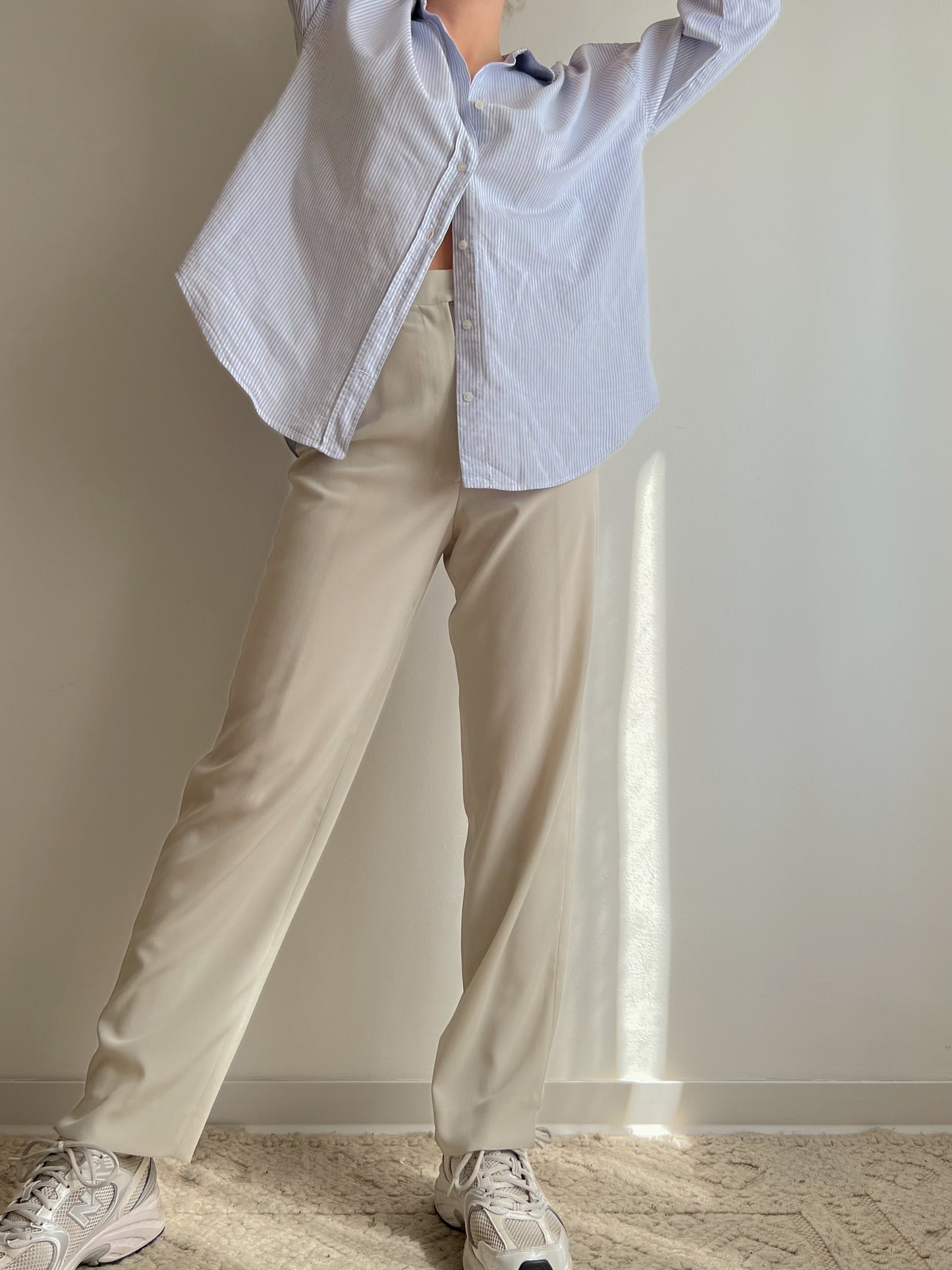 Pantaloni beige Mario Pucci Cecconi