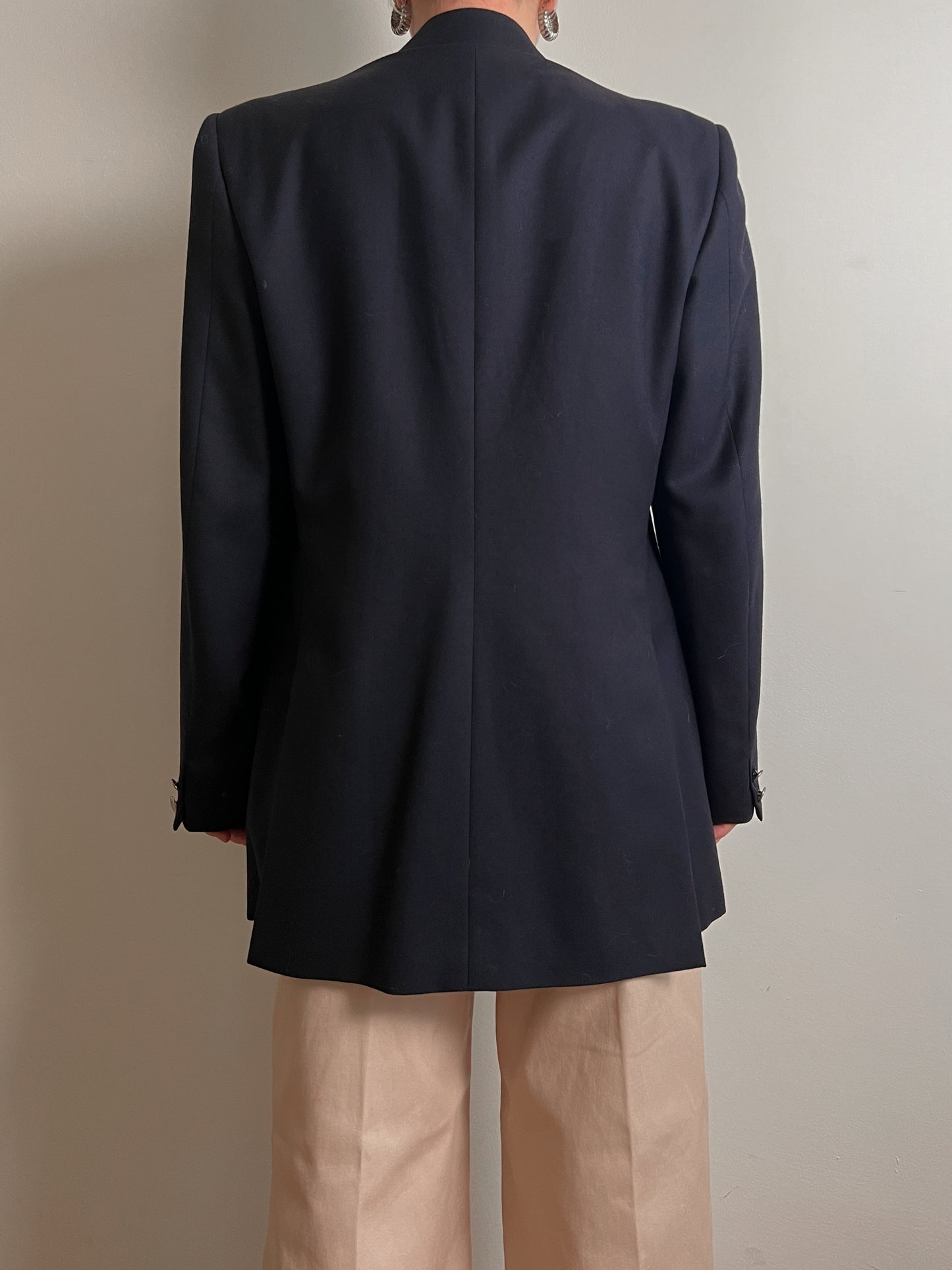 Pure virgin wool blue blazer