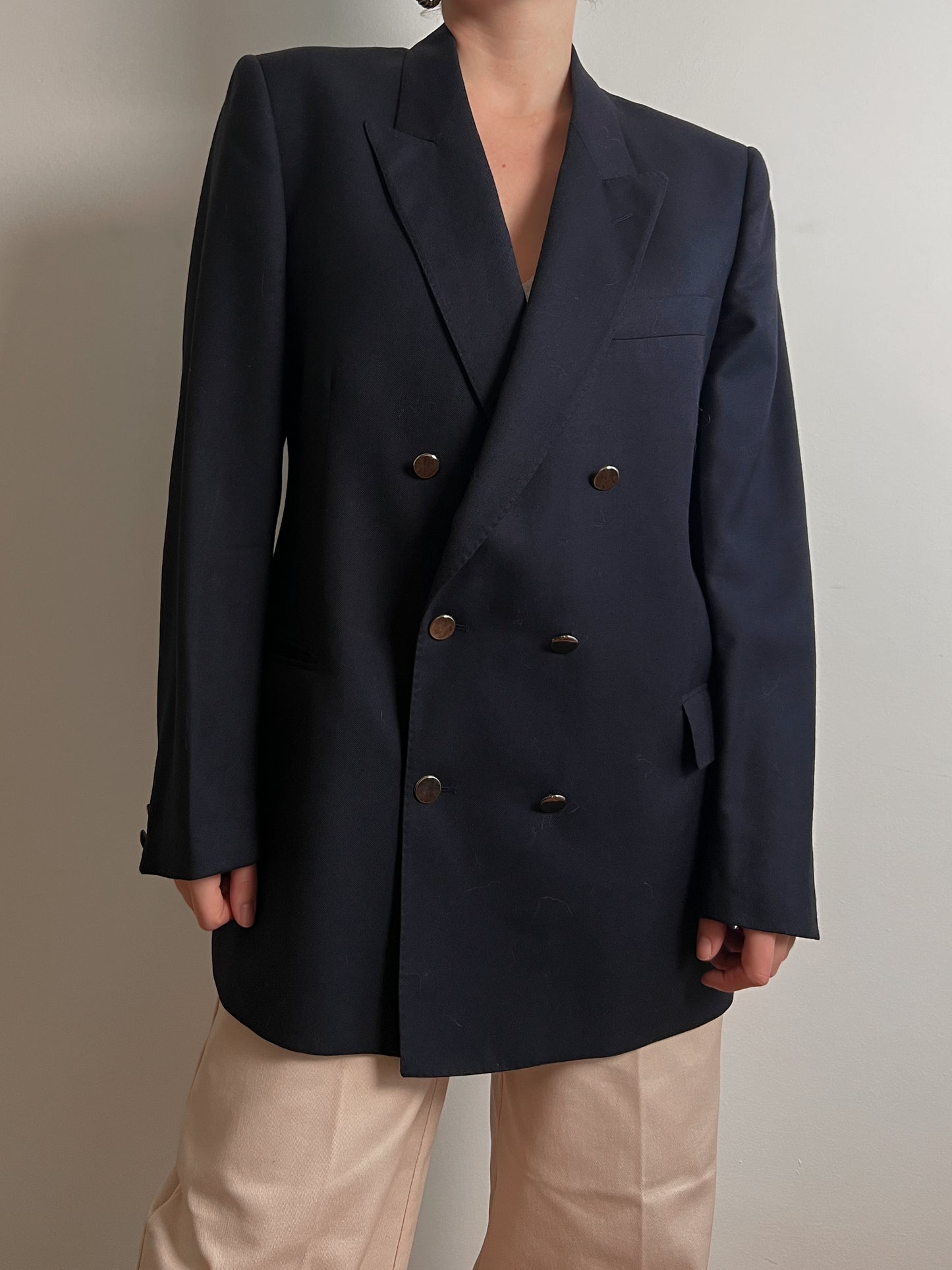 Pure virgin wool blue blazer