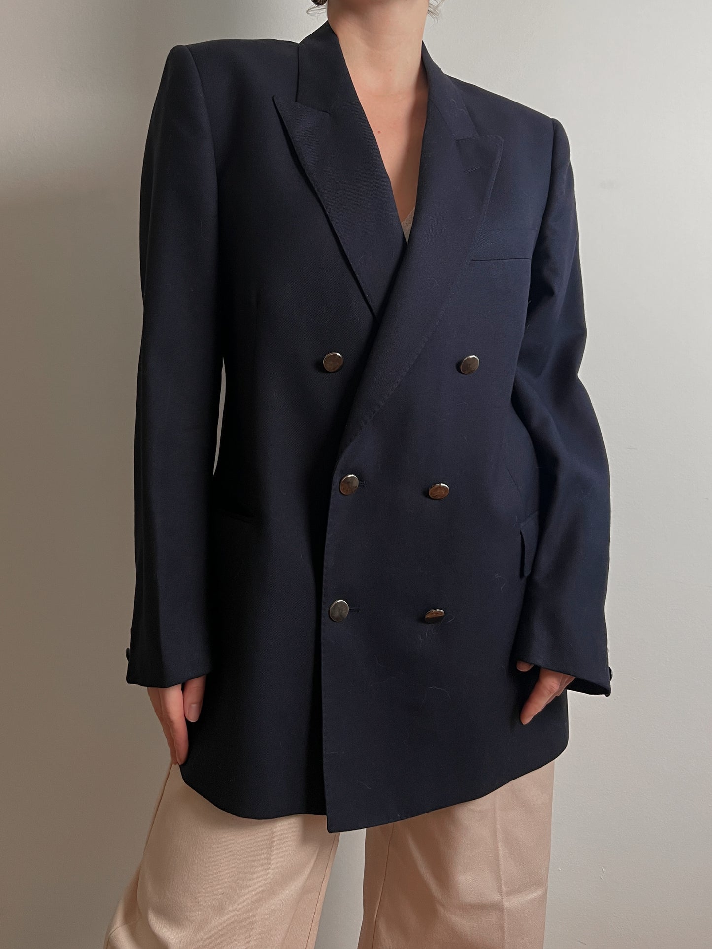 Pure virgin wool blue blazer