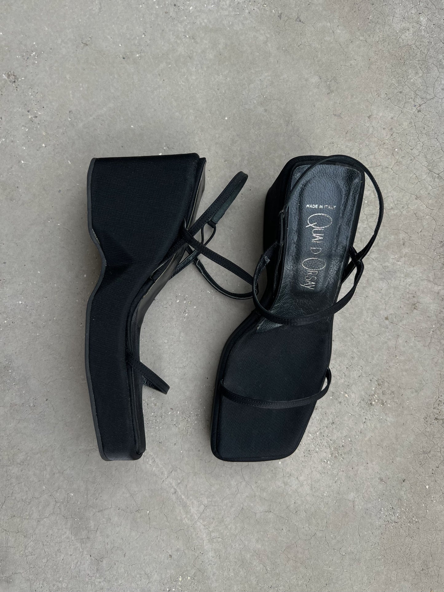 Vintage black sandals