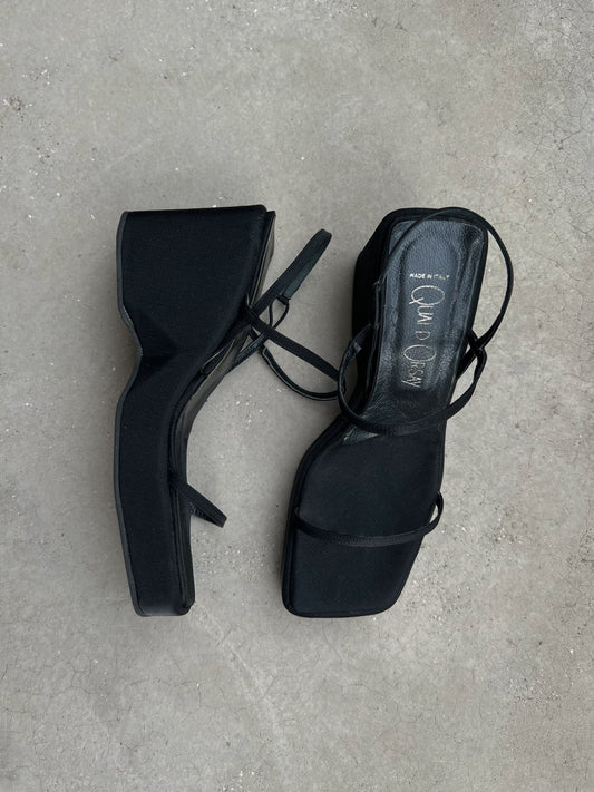 Vintage black sandals