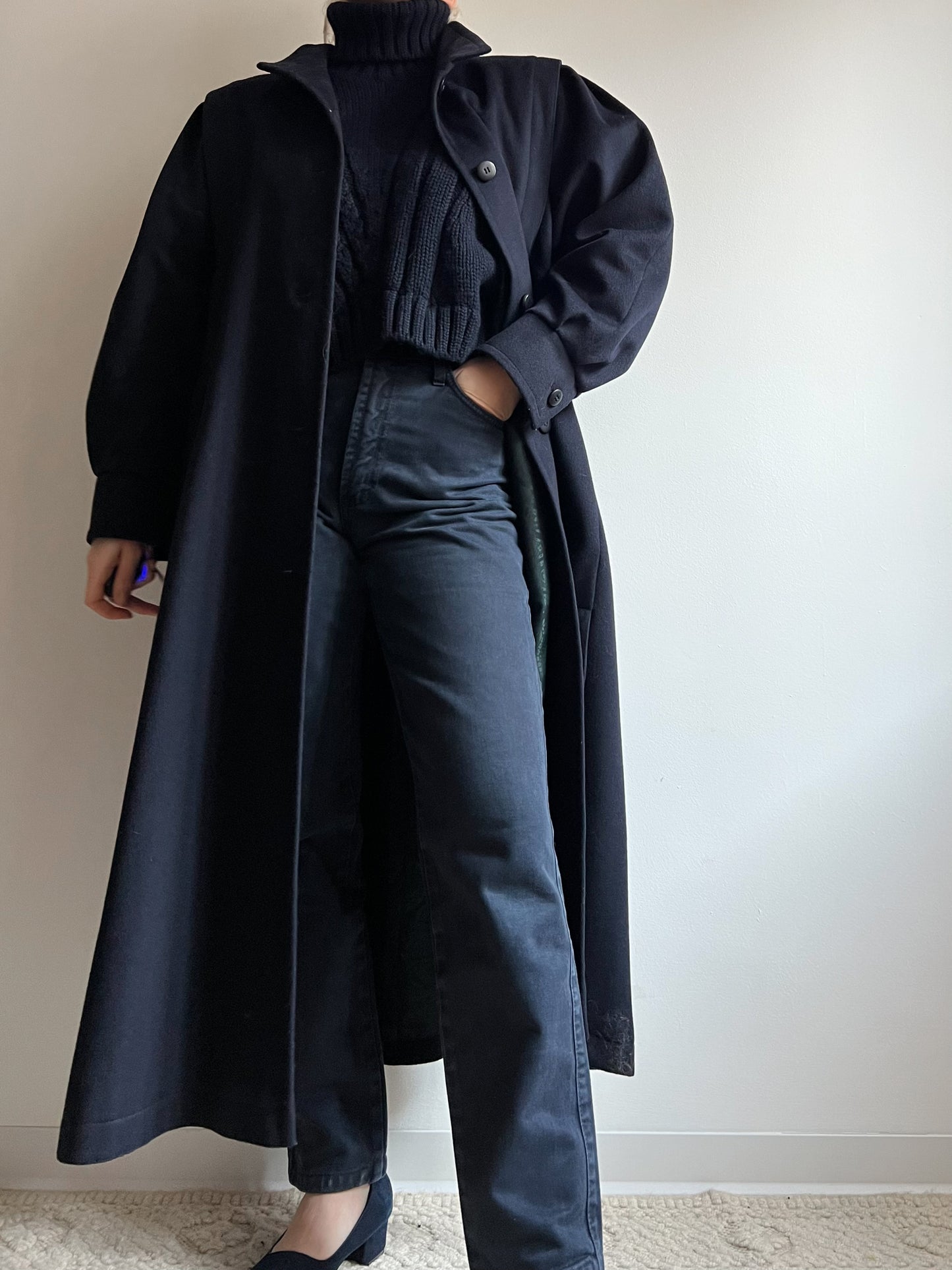 Cappotto Loden blu