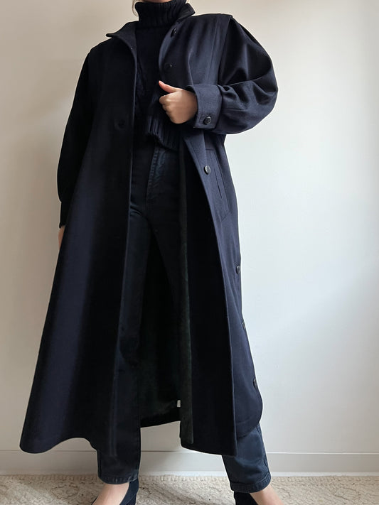 Cappotto Loden blu