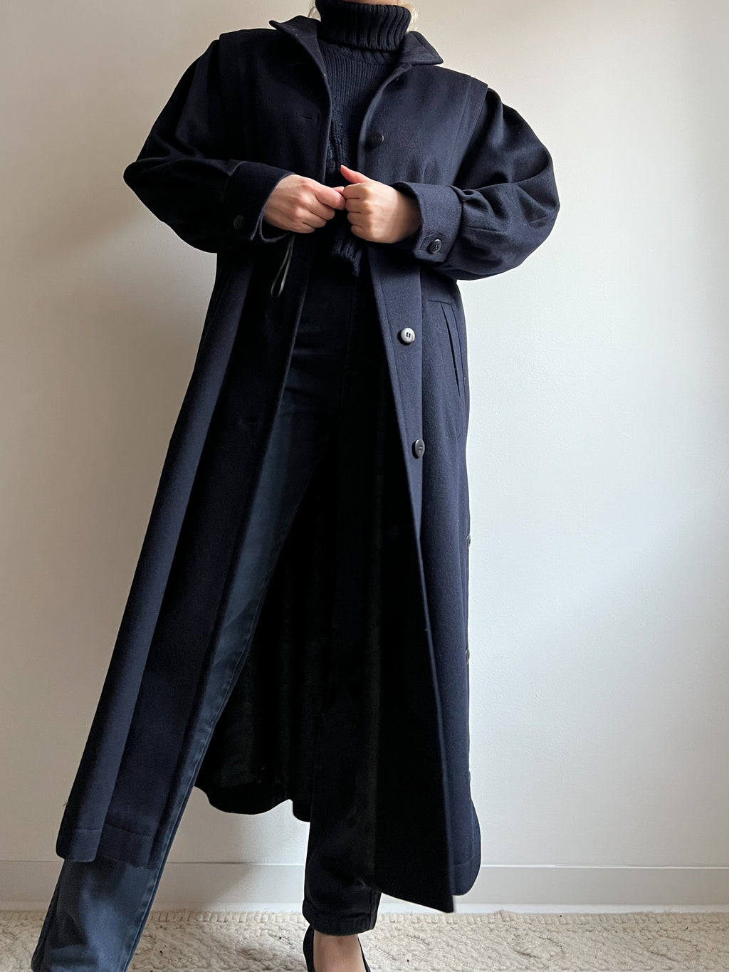 Cappotto Loden blu