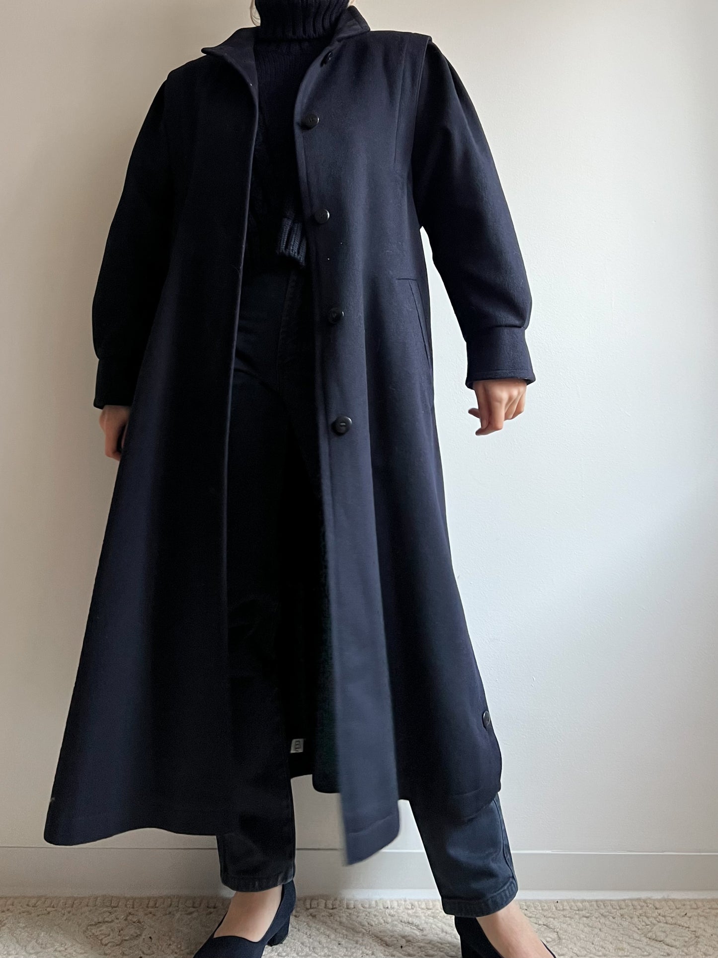 Cappotto Loden blu