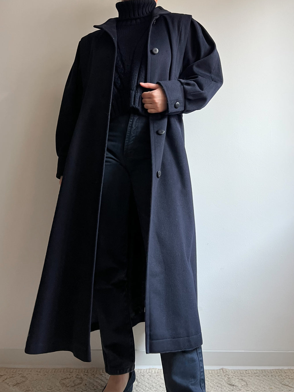 Cappotto Loden blu