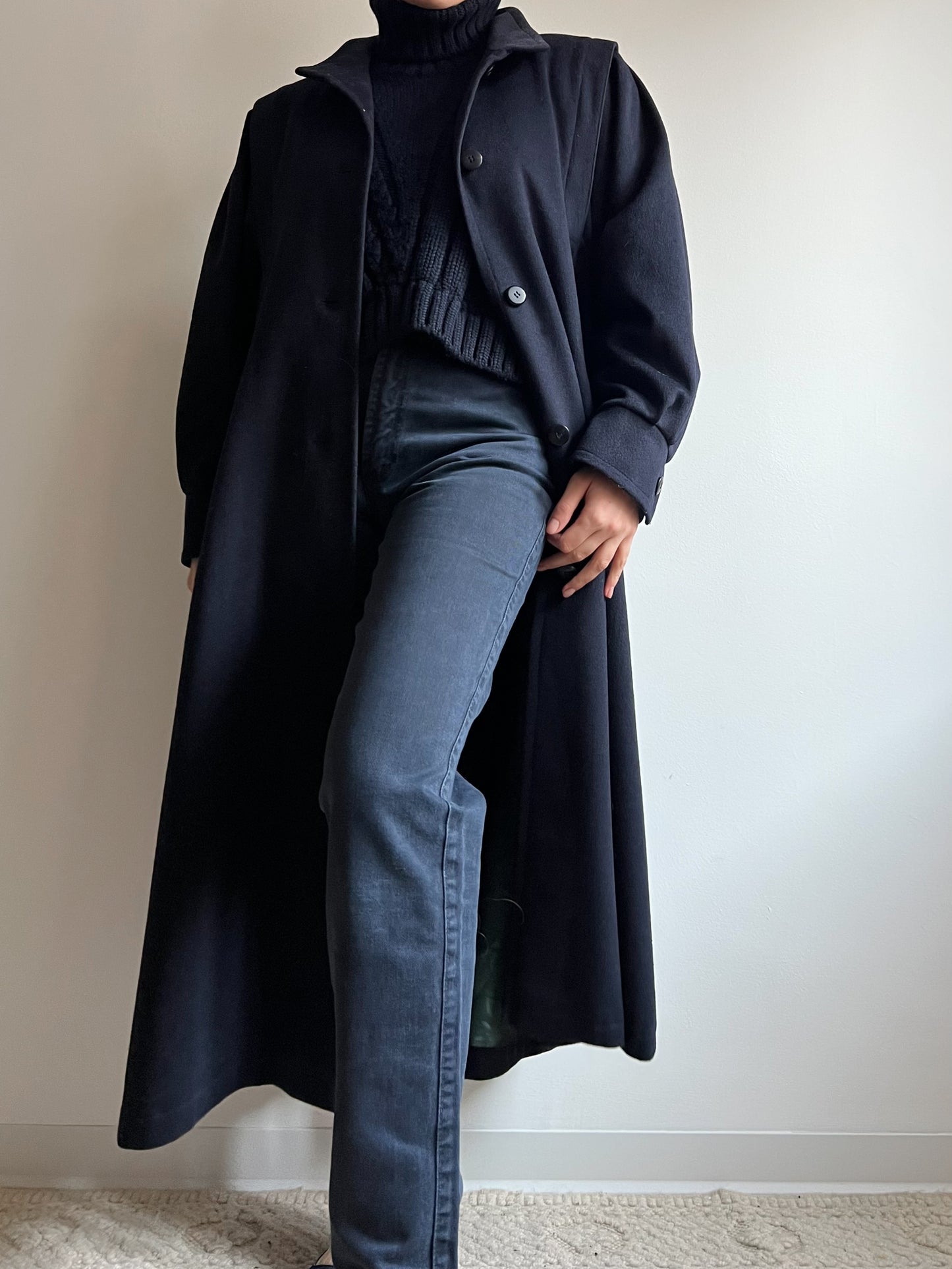 Cappotto Loden blu