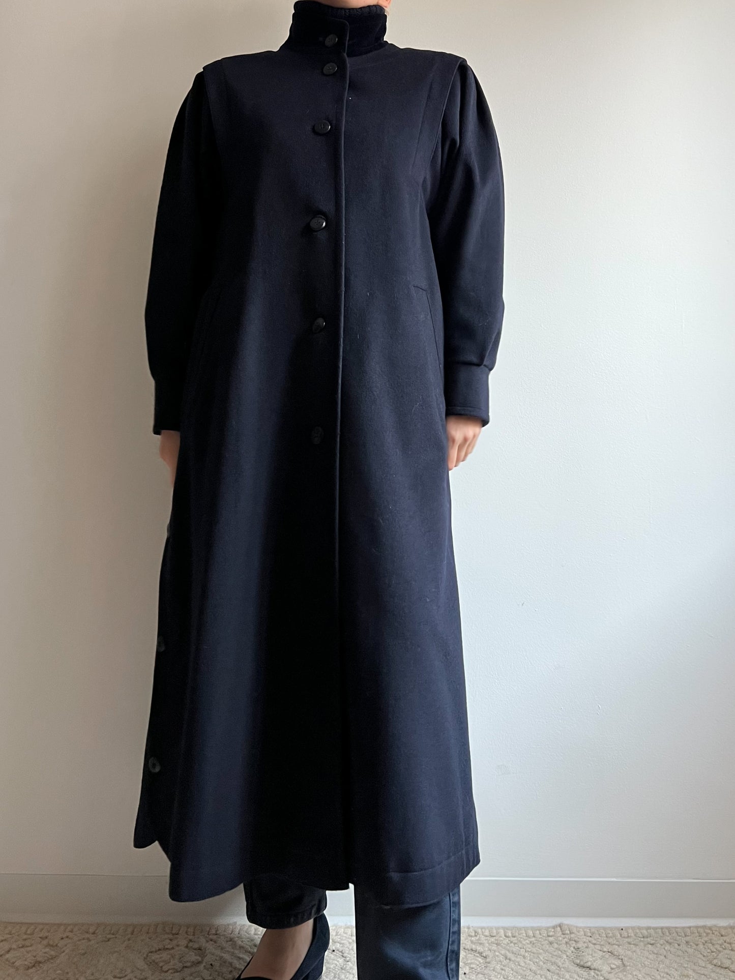 Cappotto Loden blu