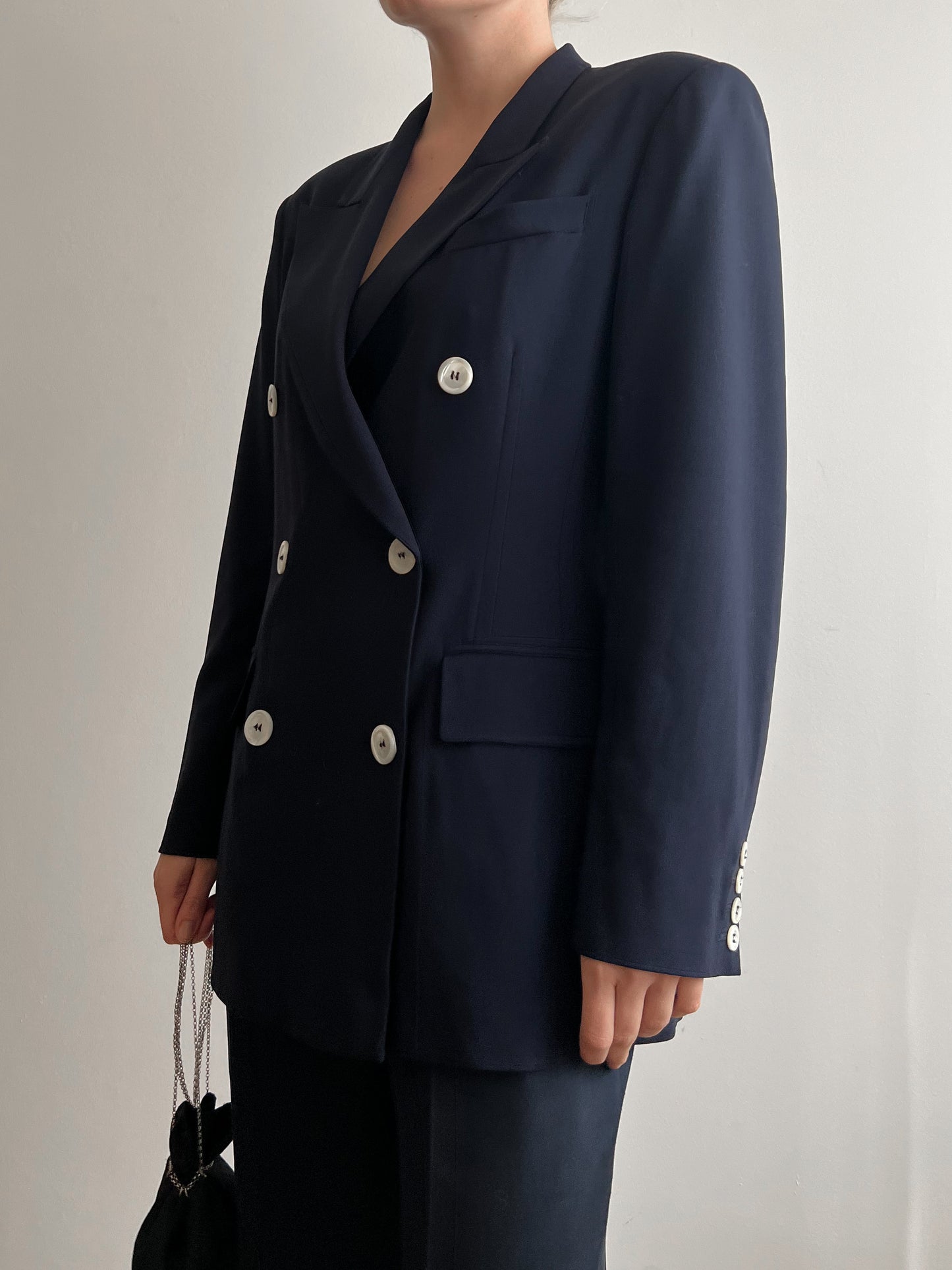 Blazer doppiopetto blu Sportmax