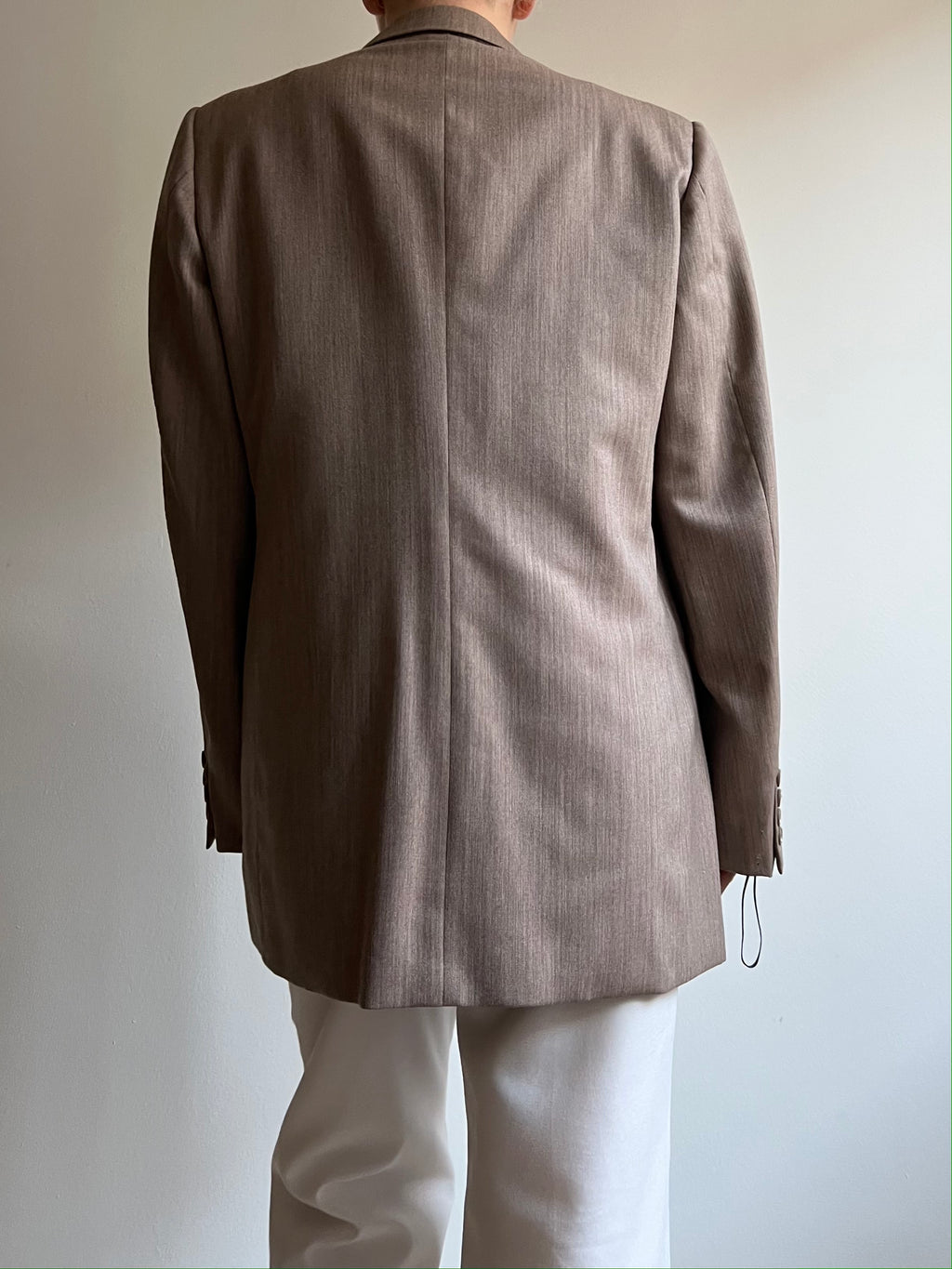 Blazer e gilet color tortora