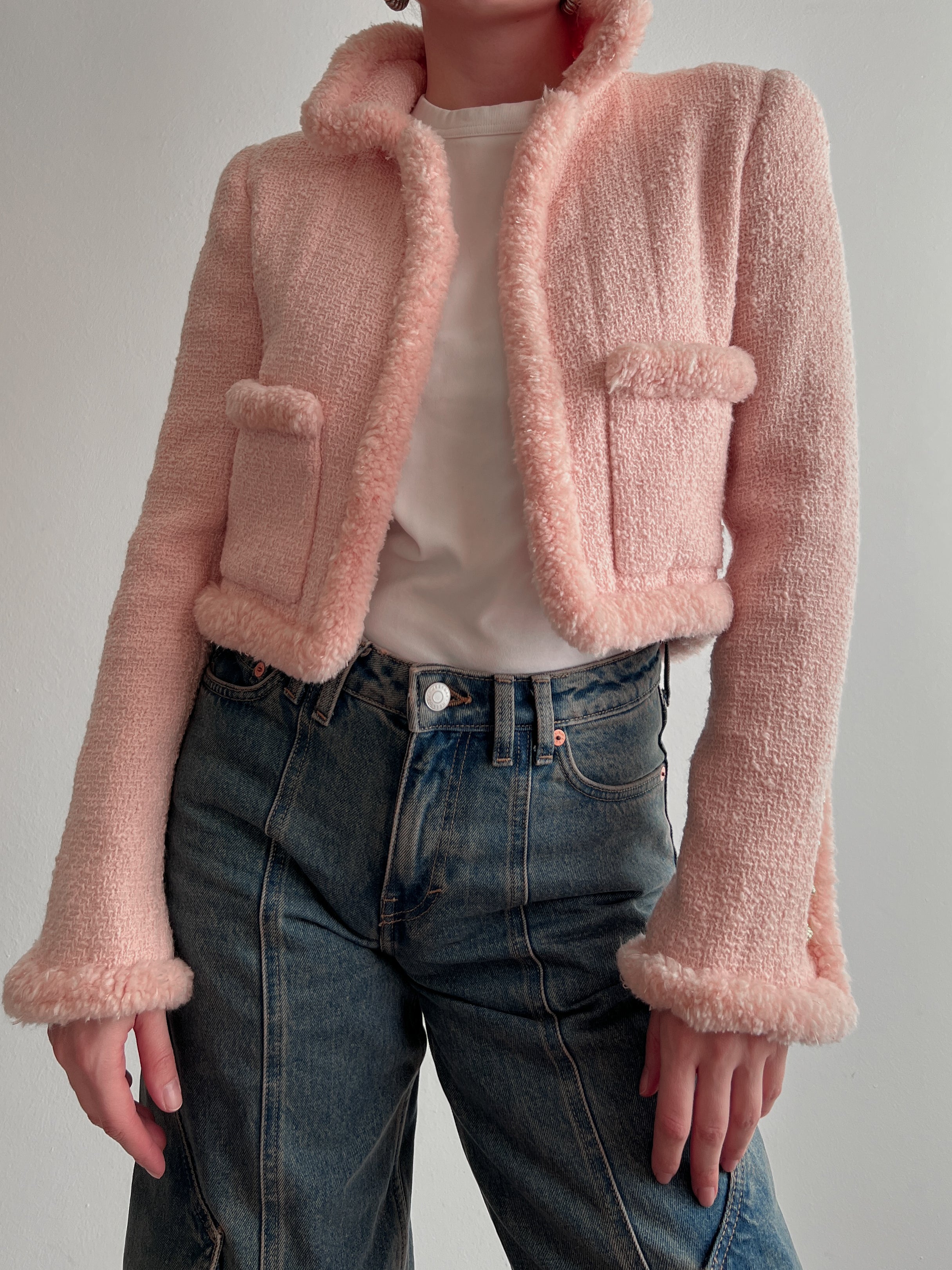Dreamy tailored pink suit