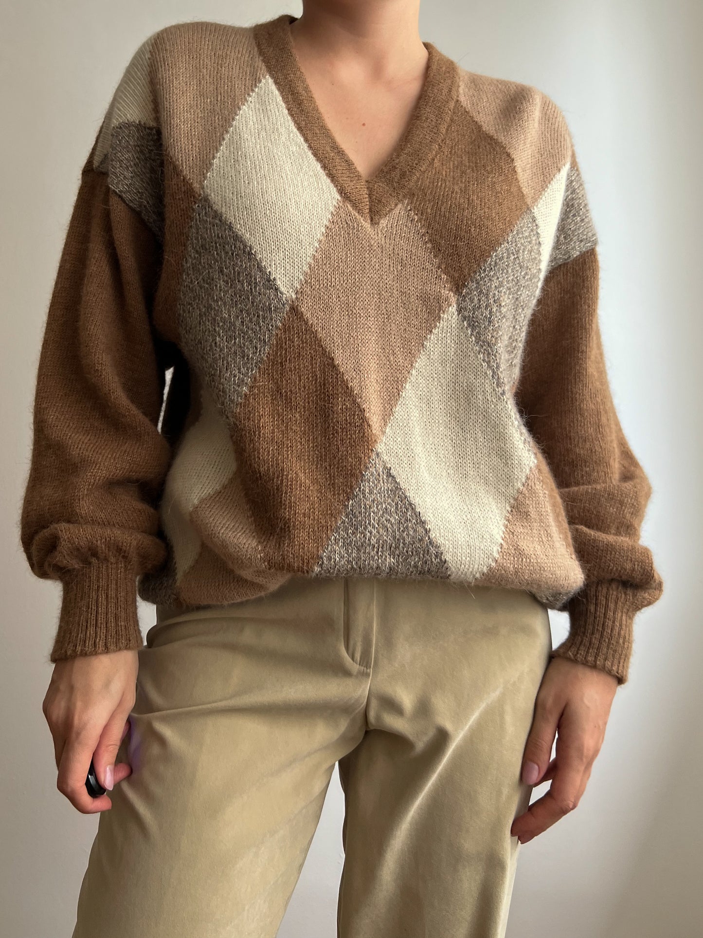 Maglione in 100% alpaca