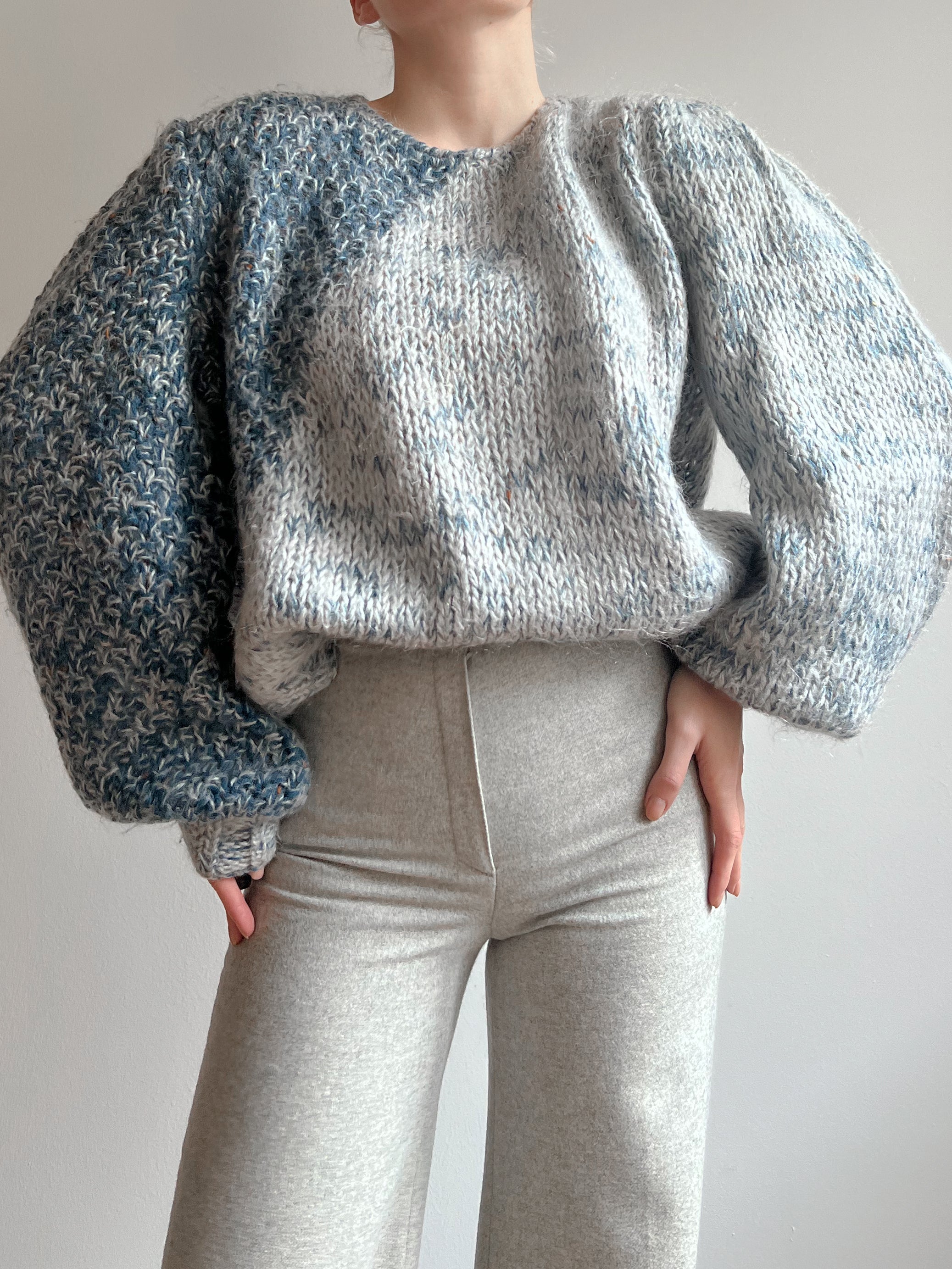 Maglione fatto a mano in lana