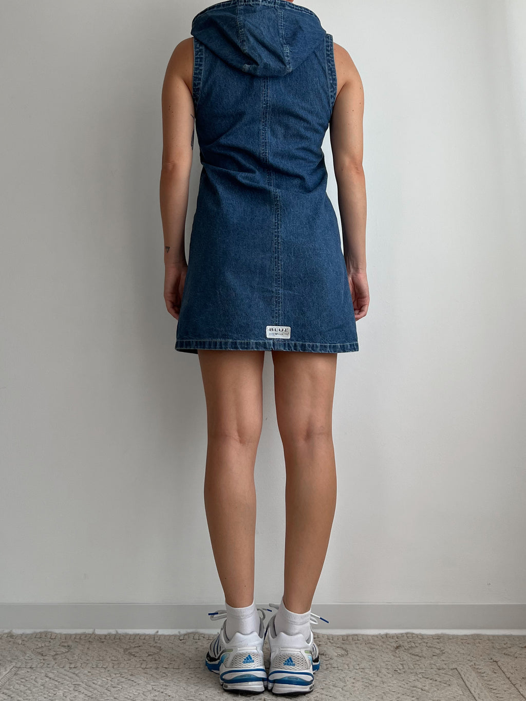 Mini abito in denim