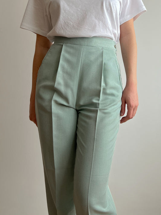 Pantaloni verde acqua