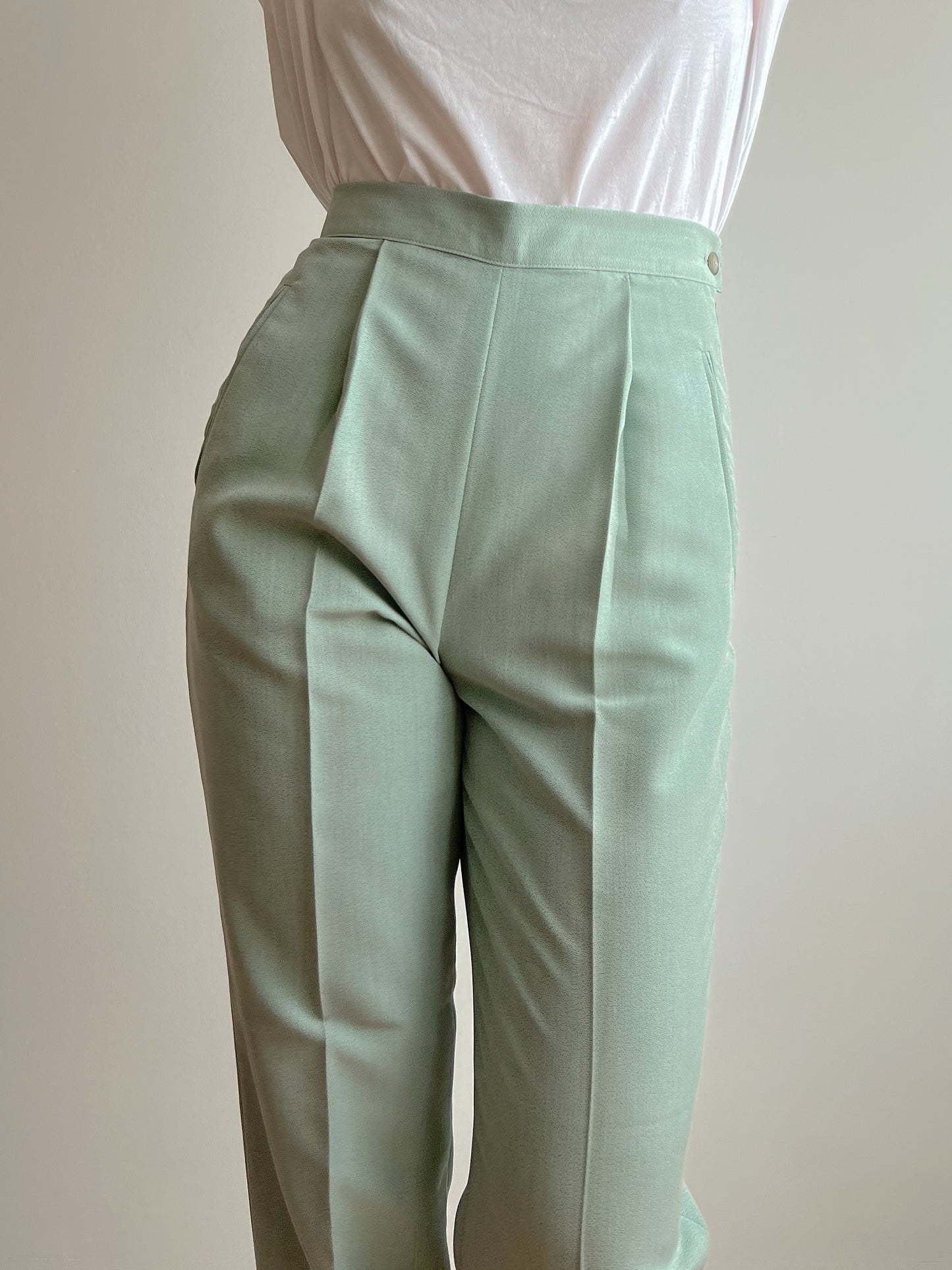 Pantaloni verde acqua